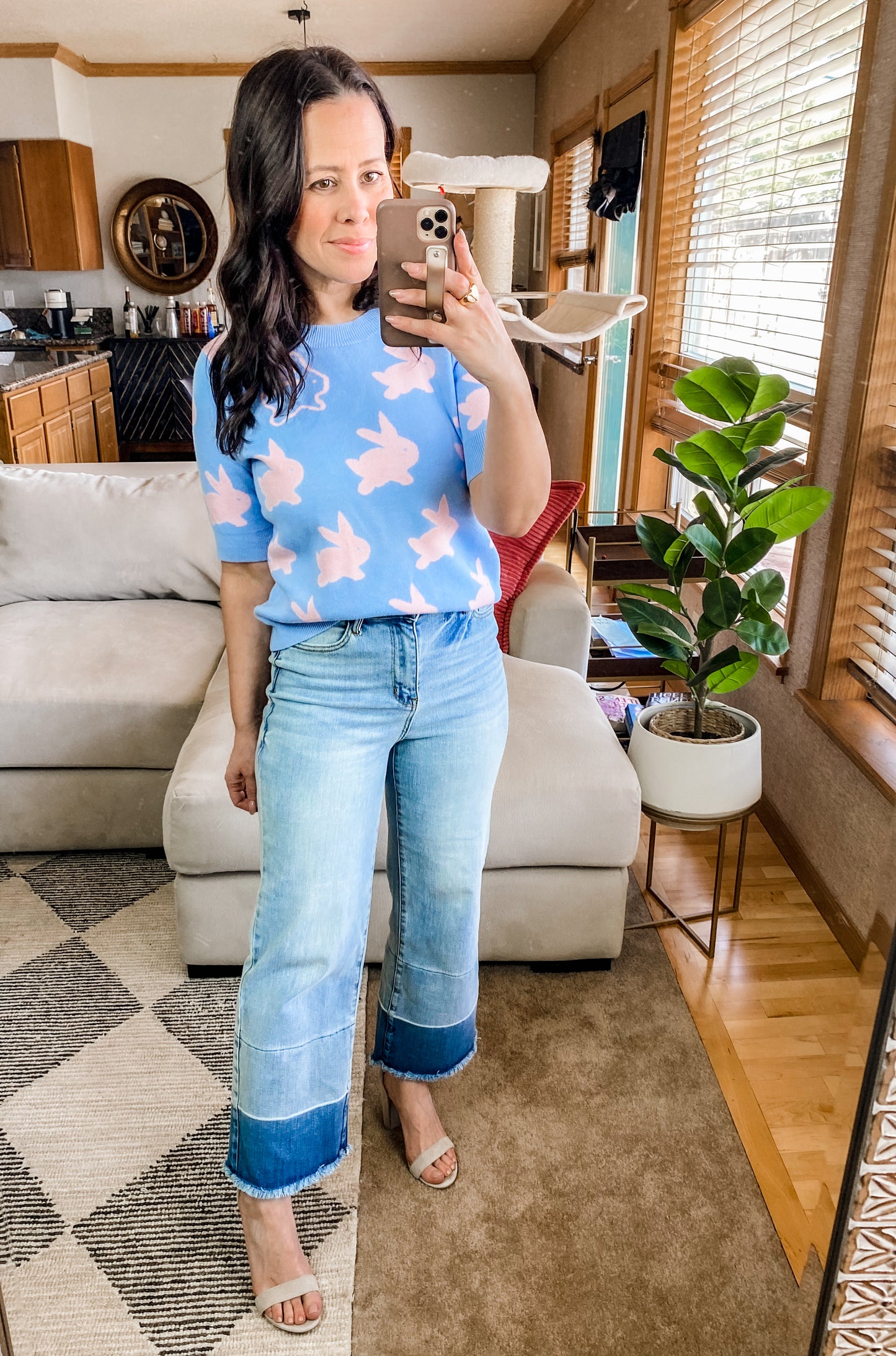 Miss Cottontail Half Sleeve Sweater