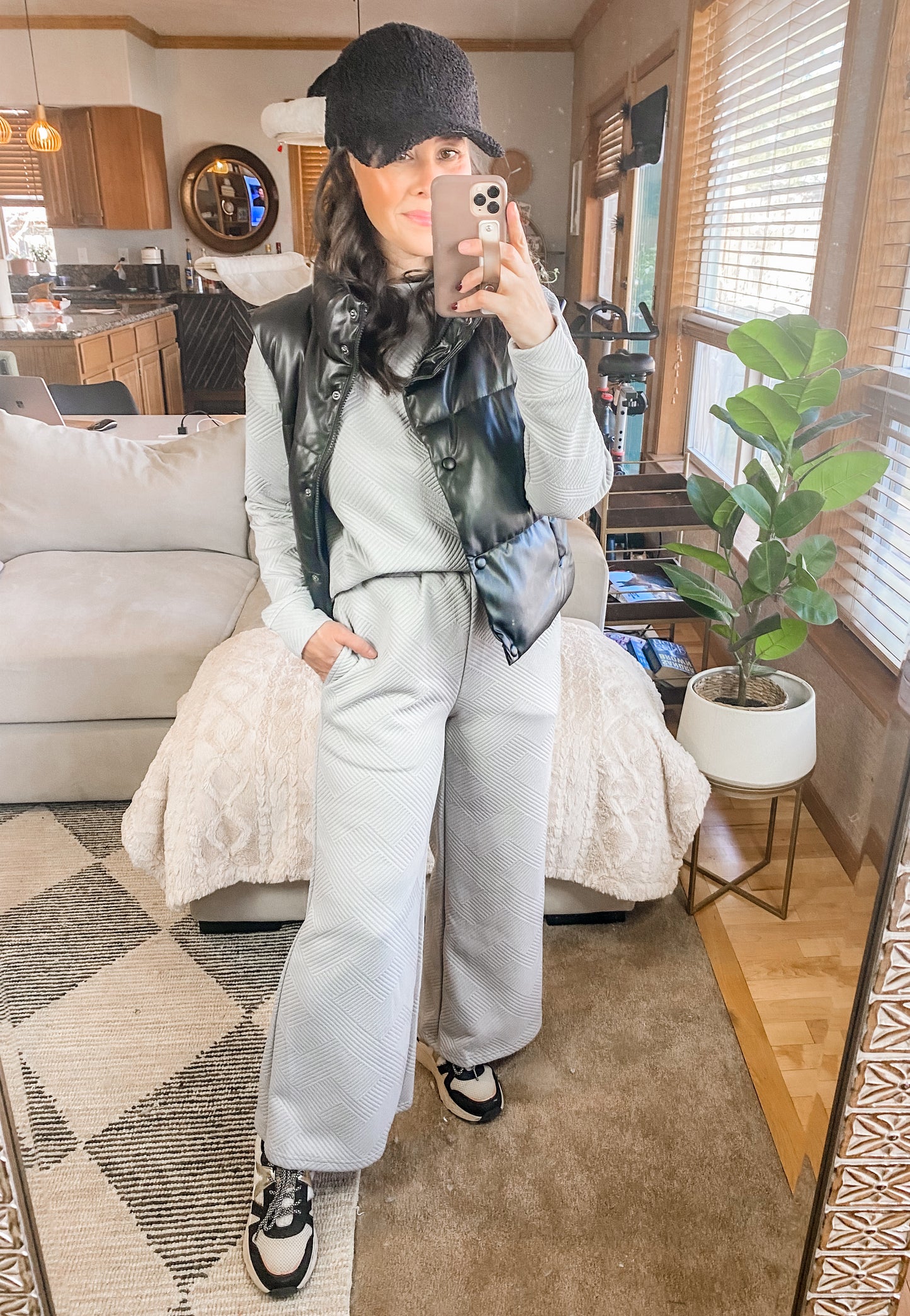 Take Me Away Textured Long Sleeve Top and Pants Set - 6 Colors
