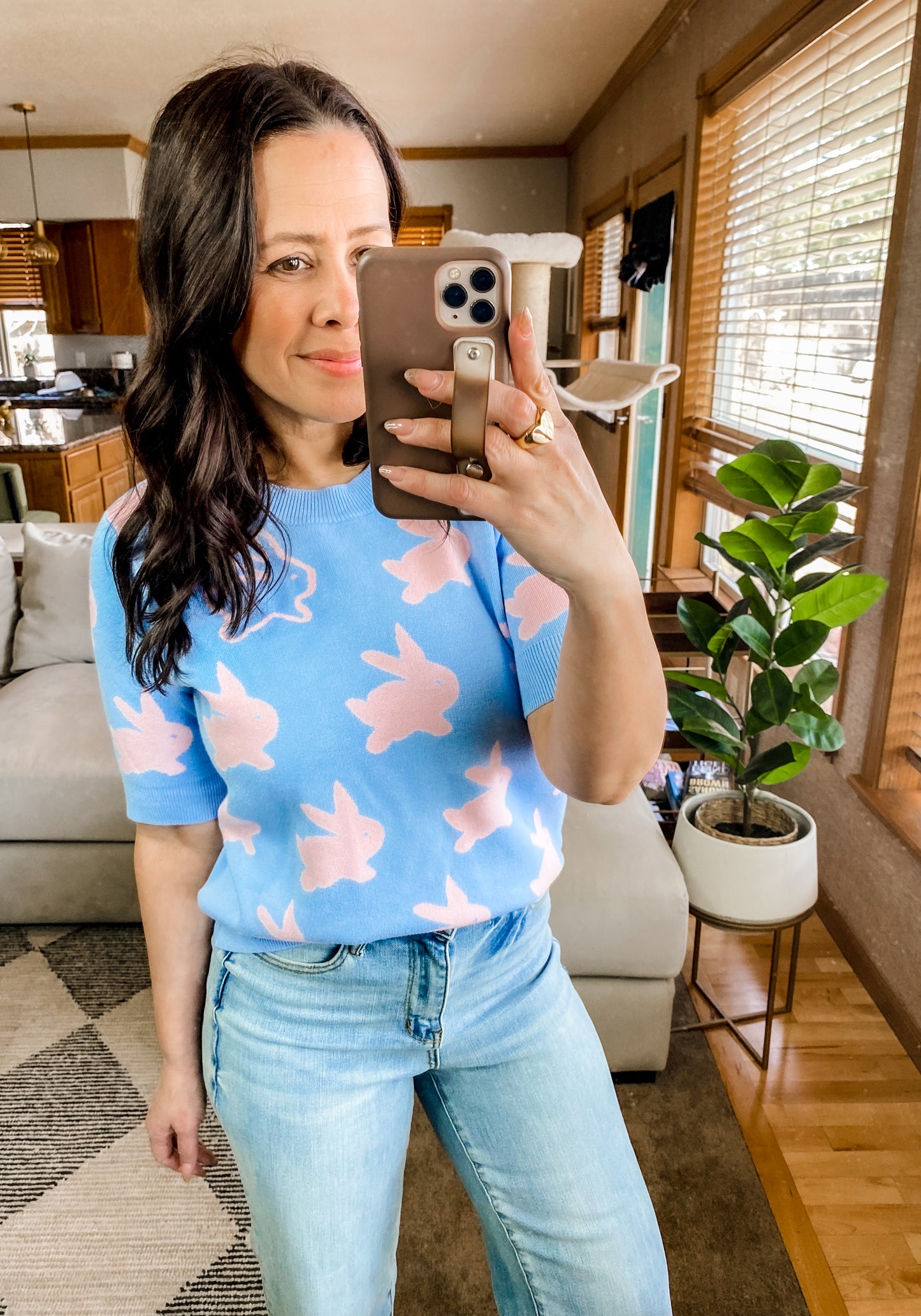 Miss Cottontail Half Sleeve Sweater