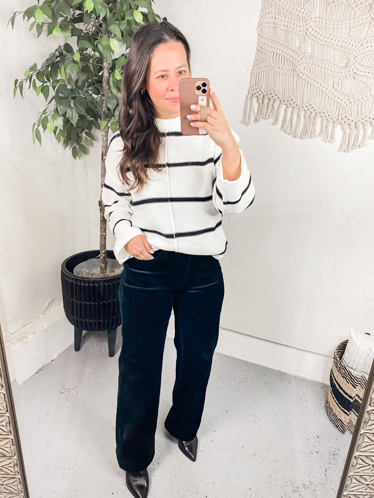 More or Less Striped Sweater