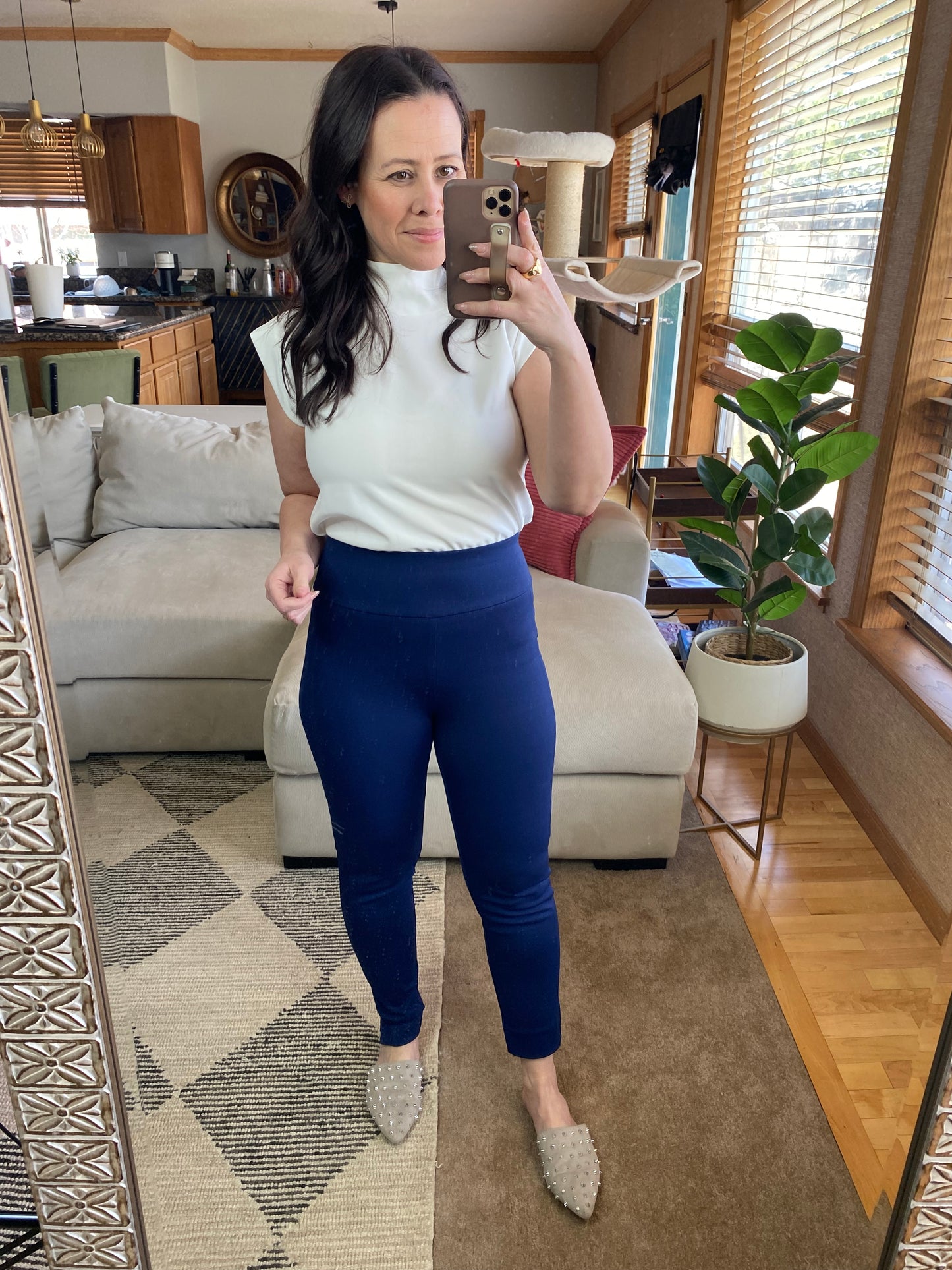 Magic 3/4 Blazer in Navy
