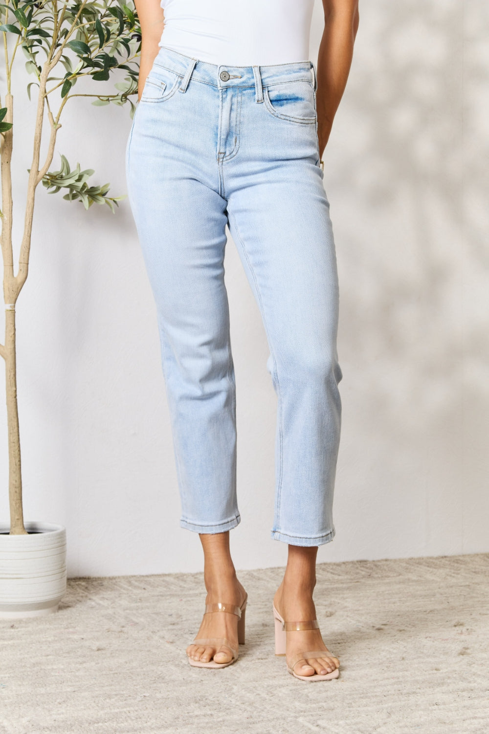 BAYEAS Cloud Straight Jeans - Light