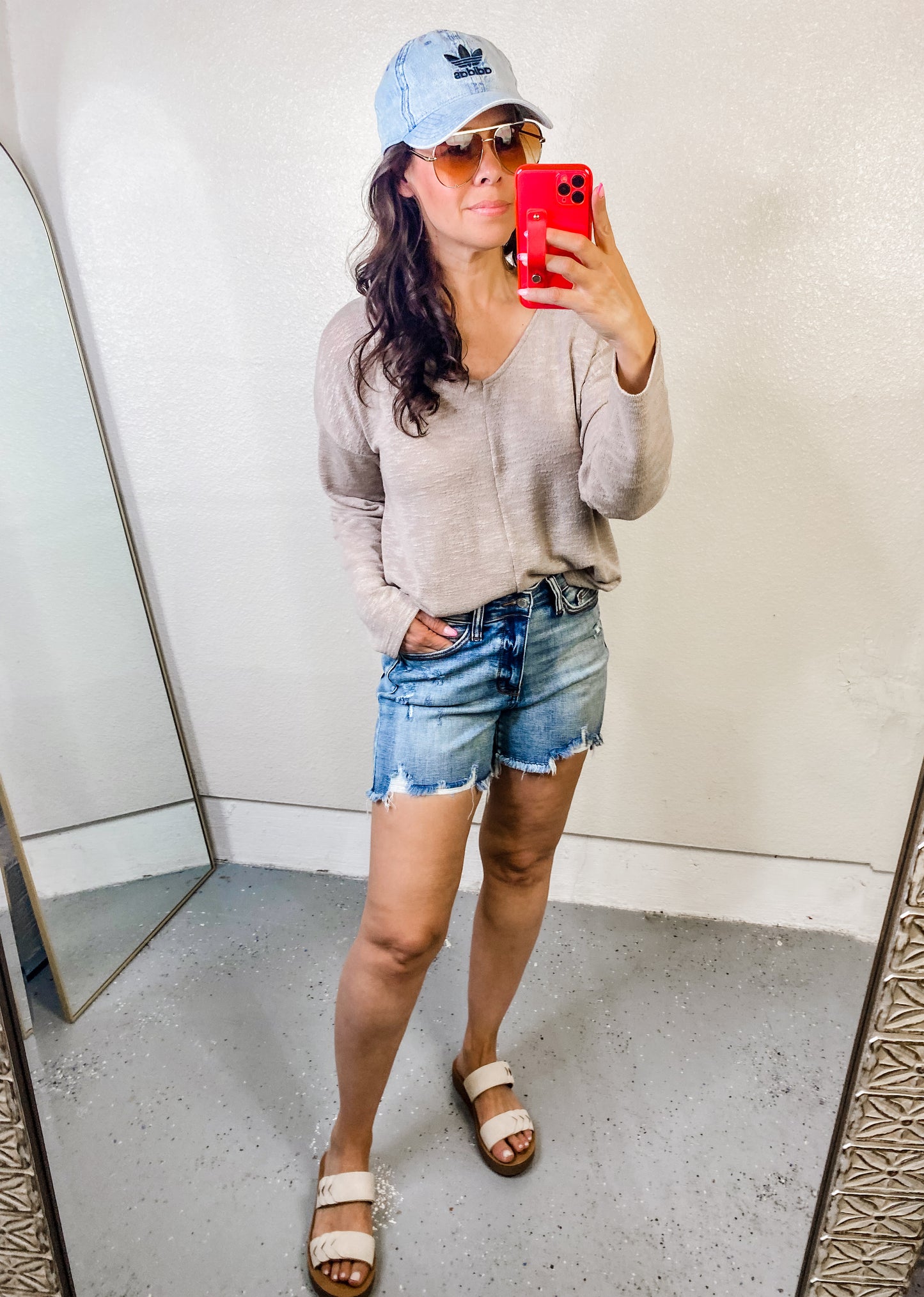 Dropped Shoulder Long Sleeve - Ivory