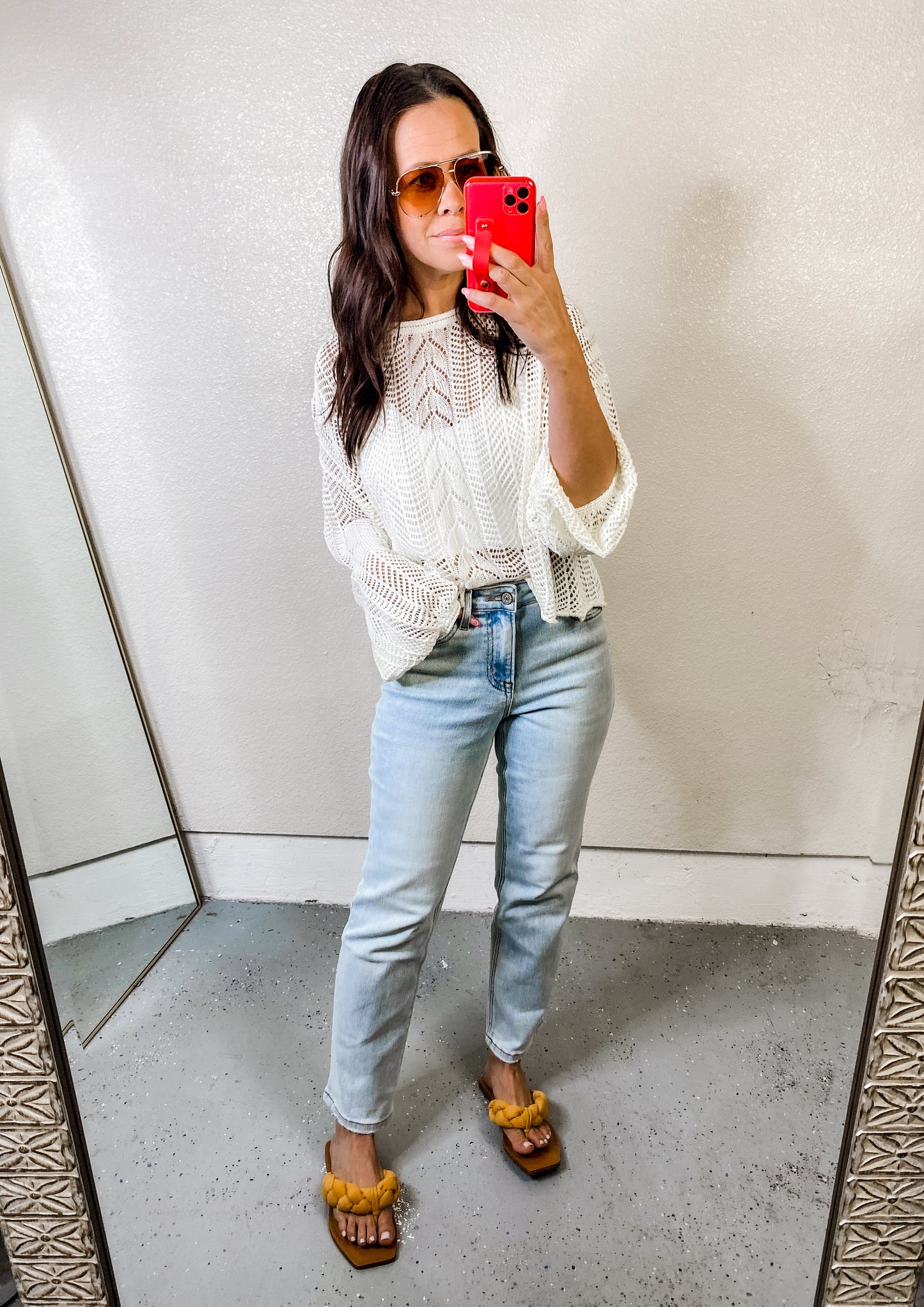 BAYEAS Cloud Straight Jeans - Light