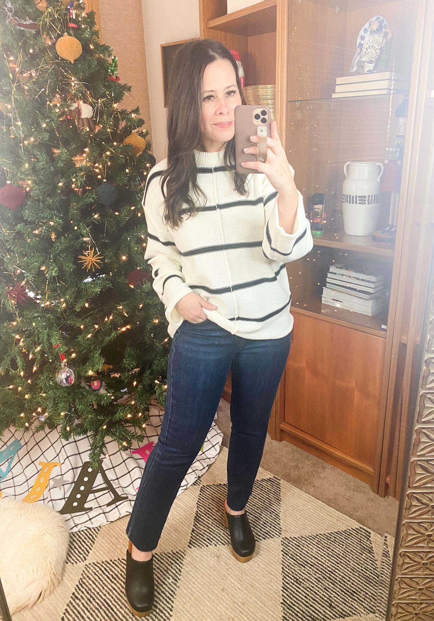 More or Less Striped Sweater