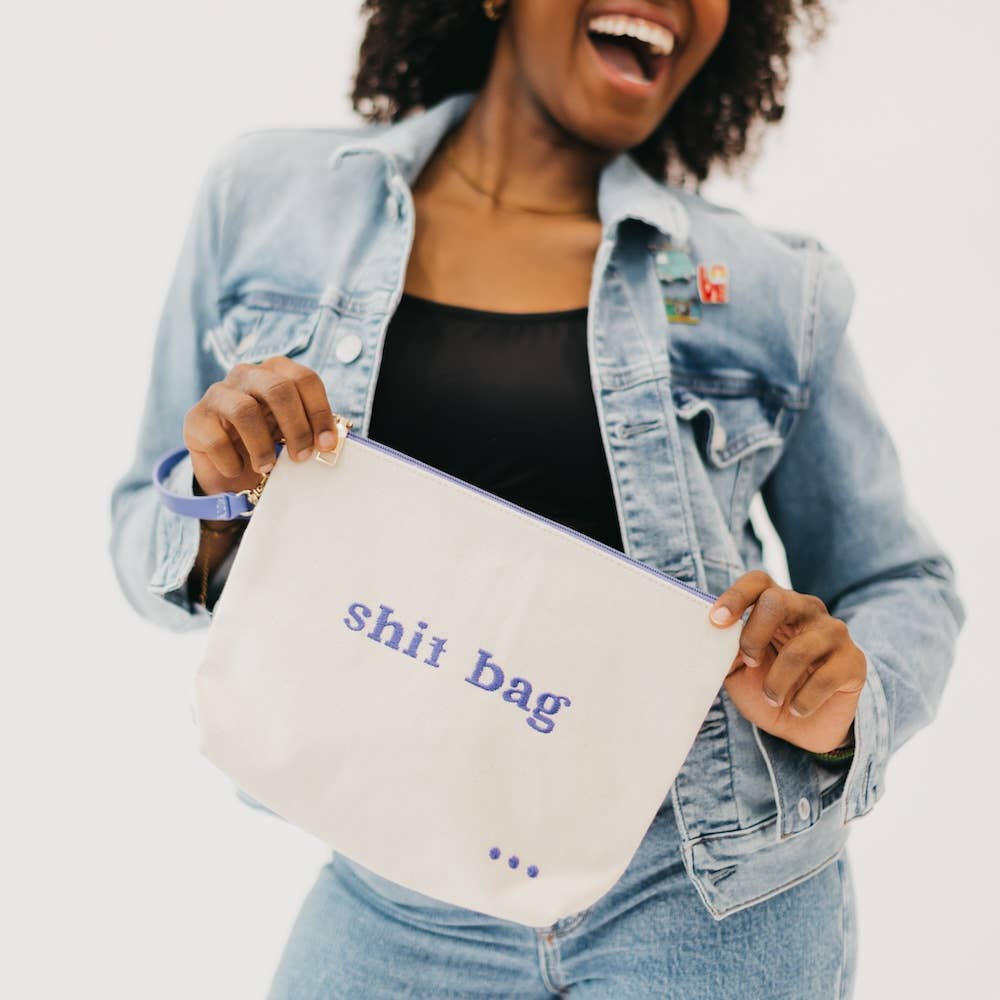 Canvas Catch All Pouch: Don't suck