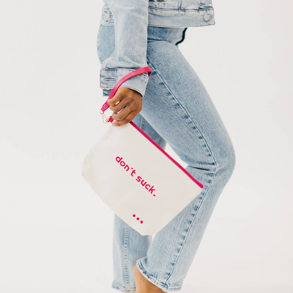 Canvas Catch All Pouch: S*** bag
