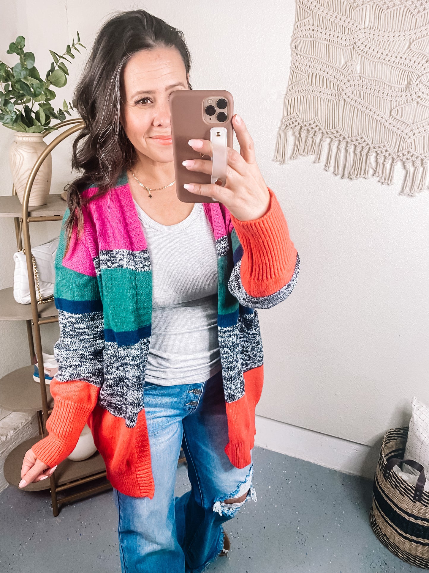 Keep it Cozy Striped Cardigan