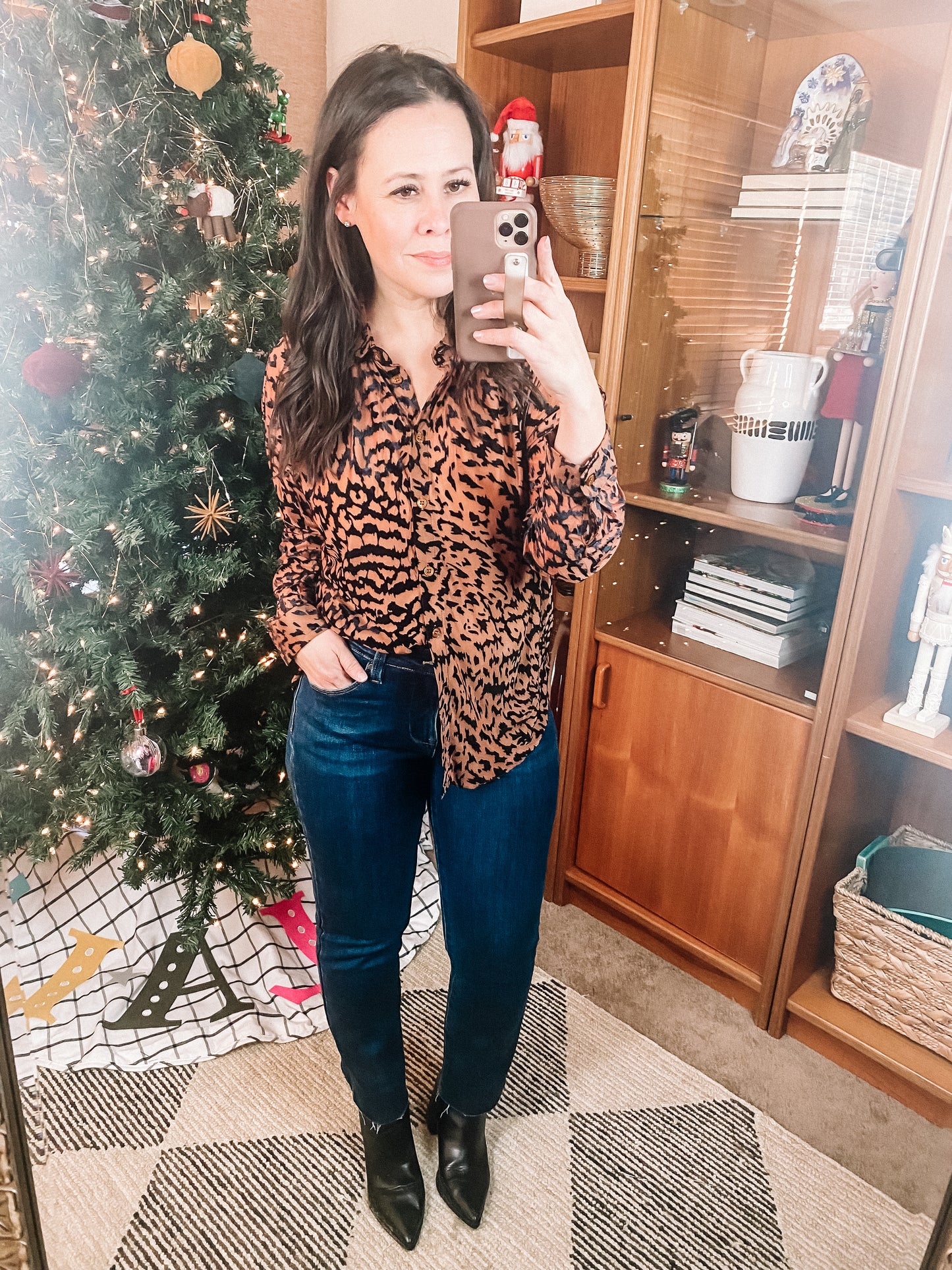So Fierce Animal Print Blouse