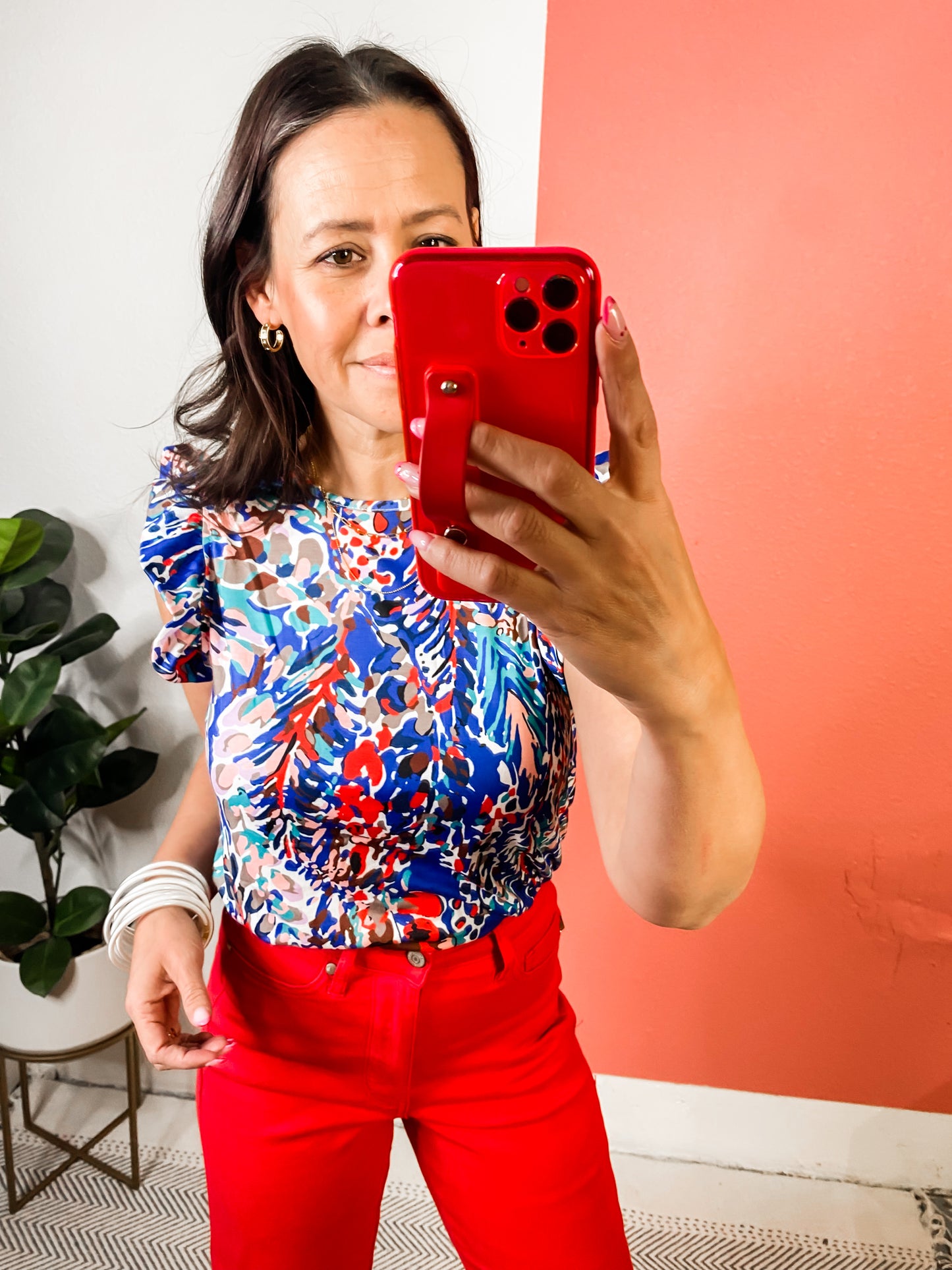 Do More Flutter Sleeve Top