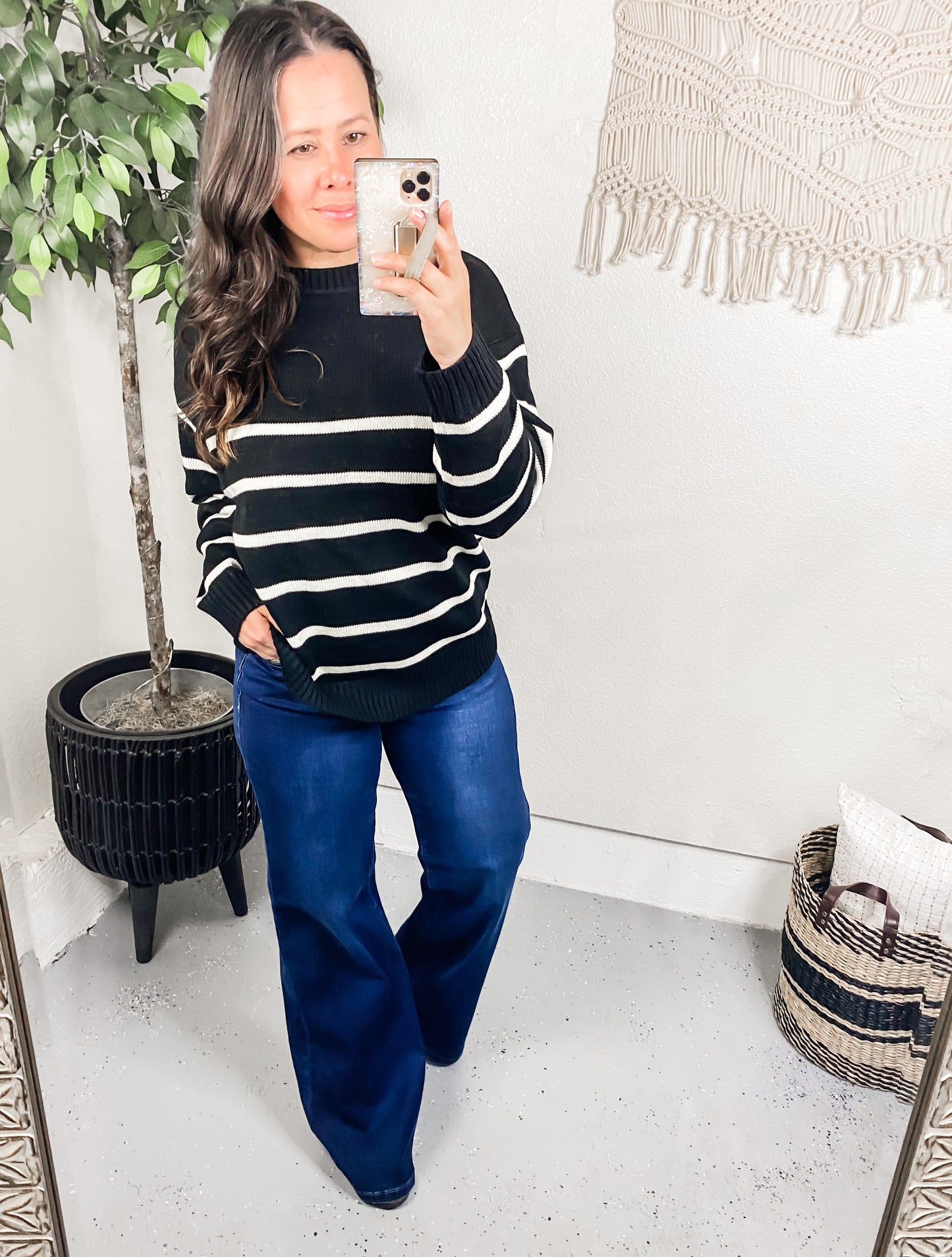 When in Doubt Striped Sweater