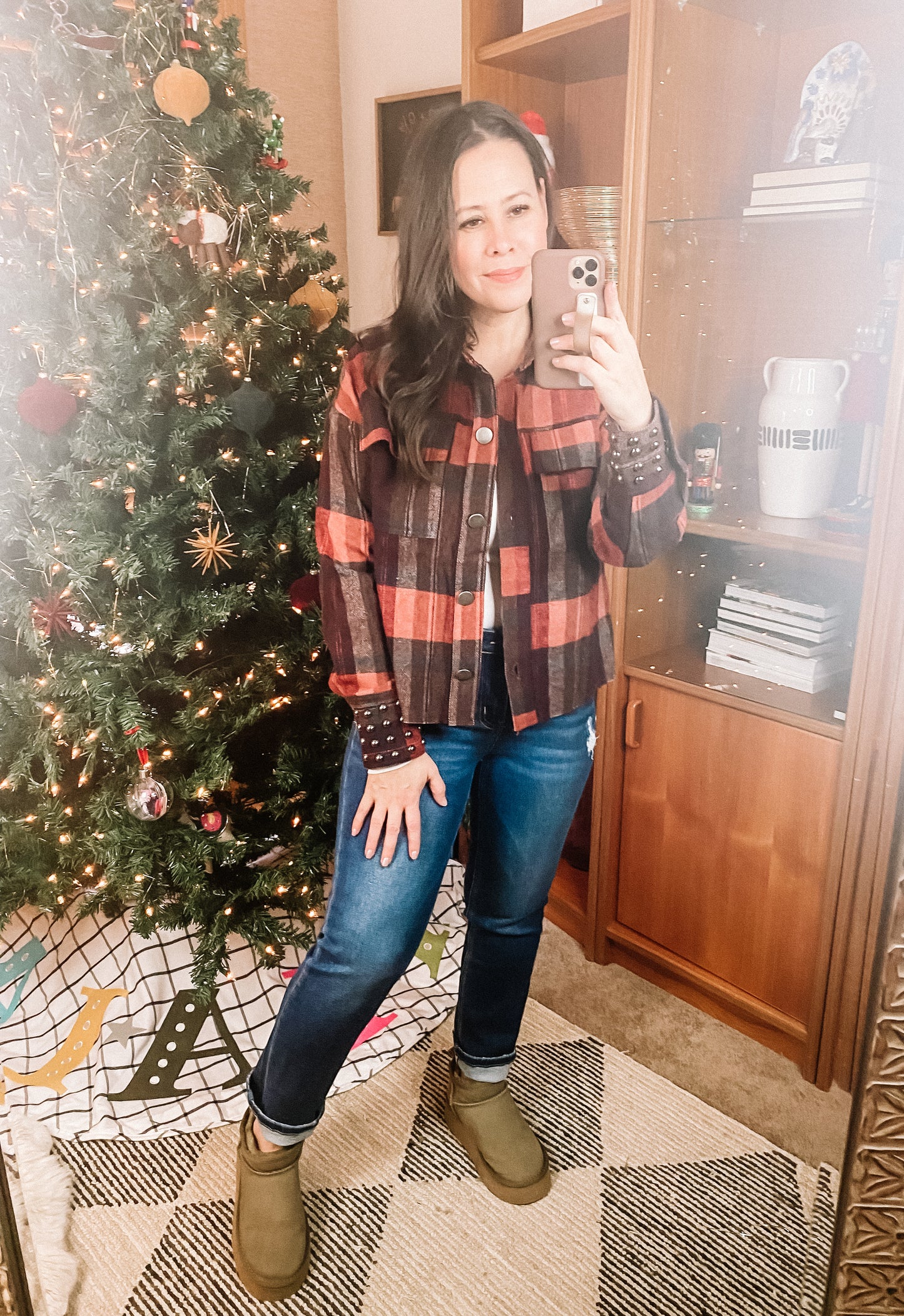 Already There Plaid Shacket