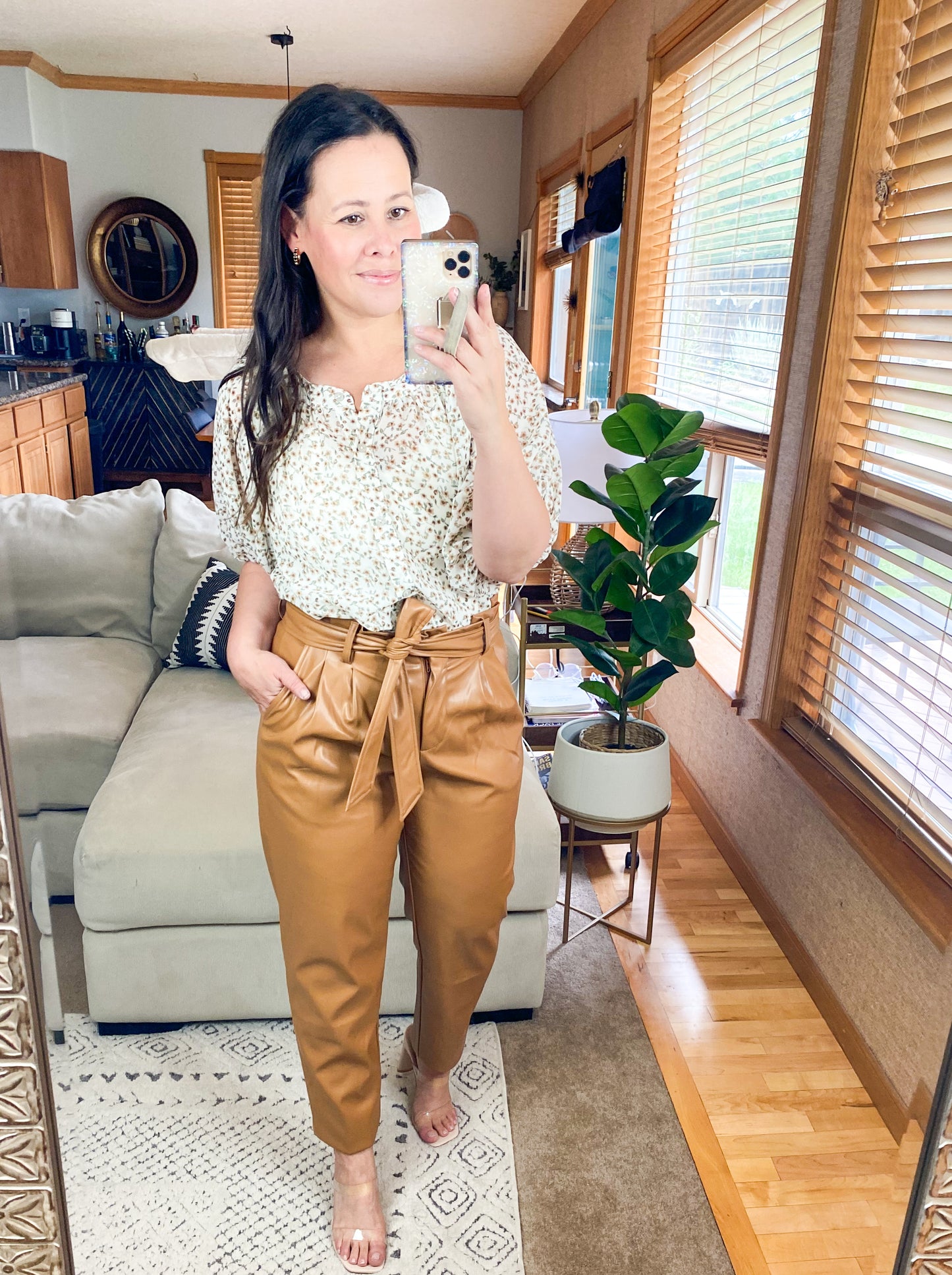 Fancy Me Floral Button Down