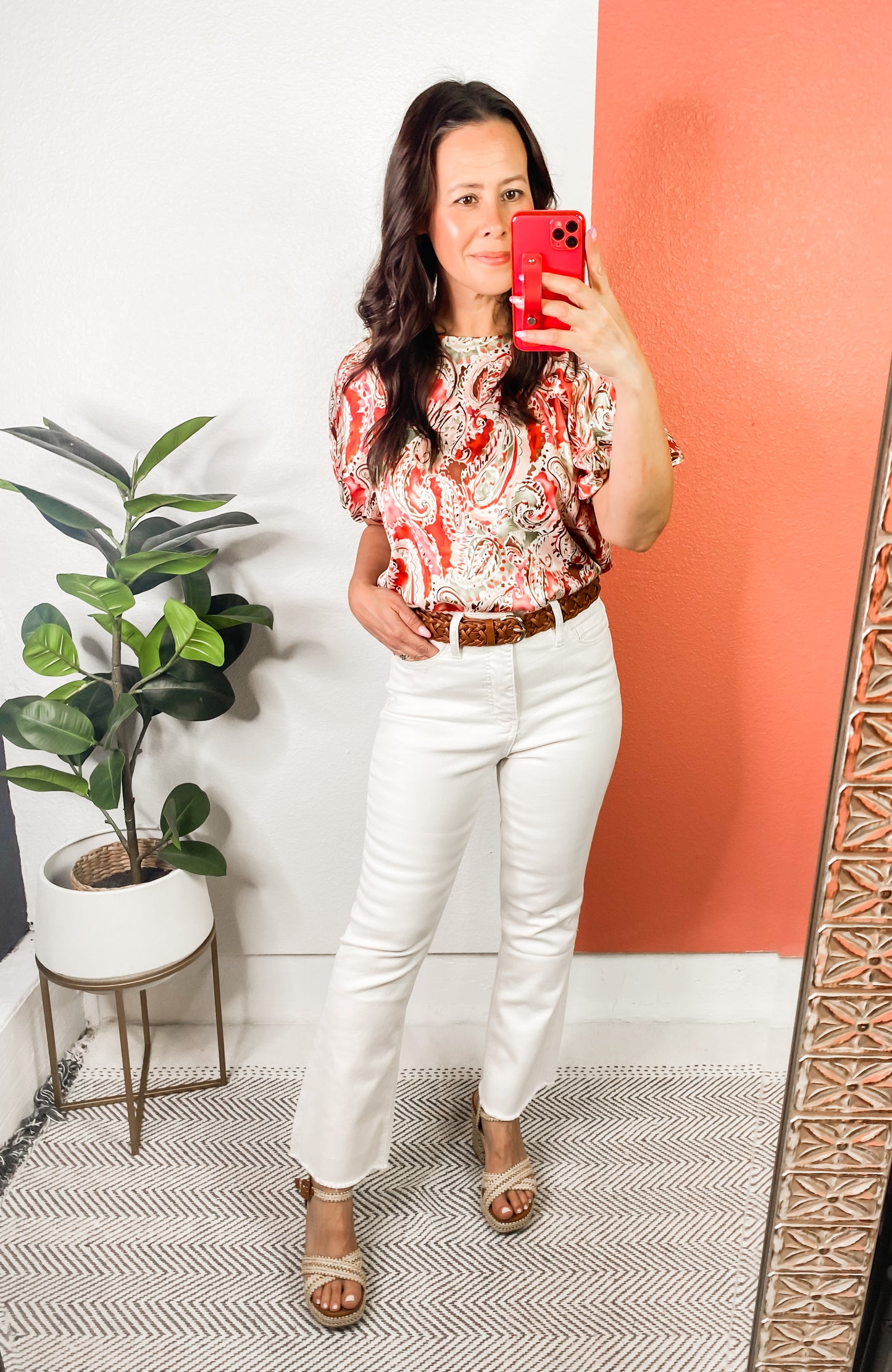 Hello, It's Me Paisley Blouse