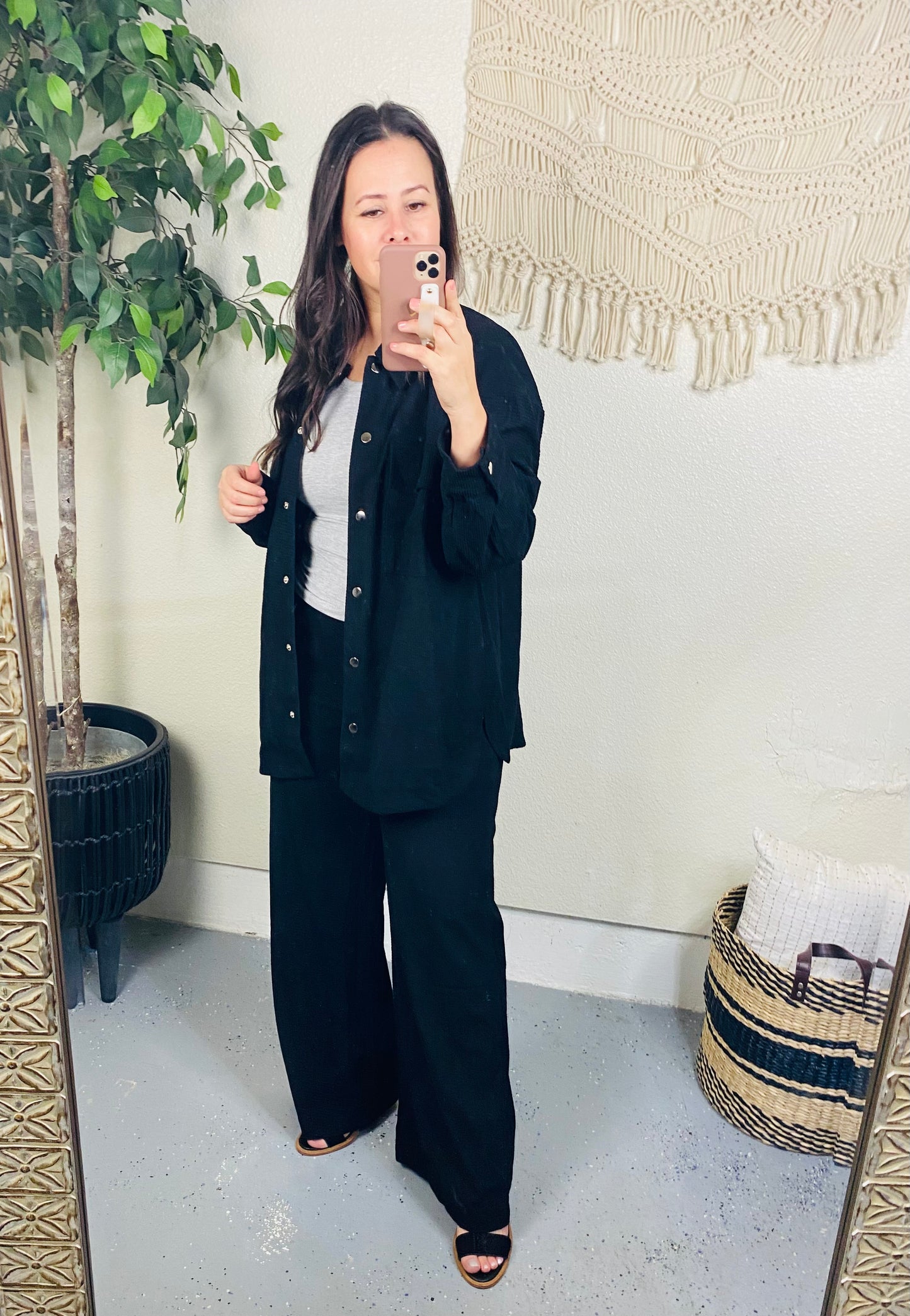 Come Rain or Shine Wide Leg Pants