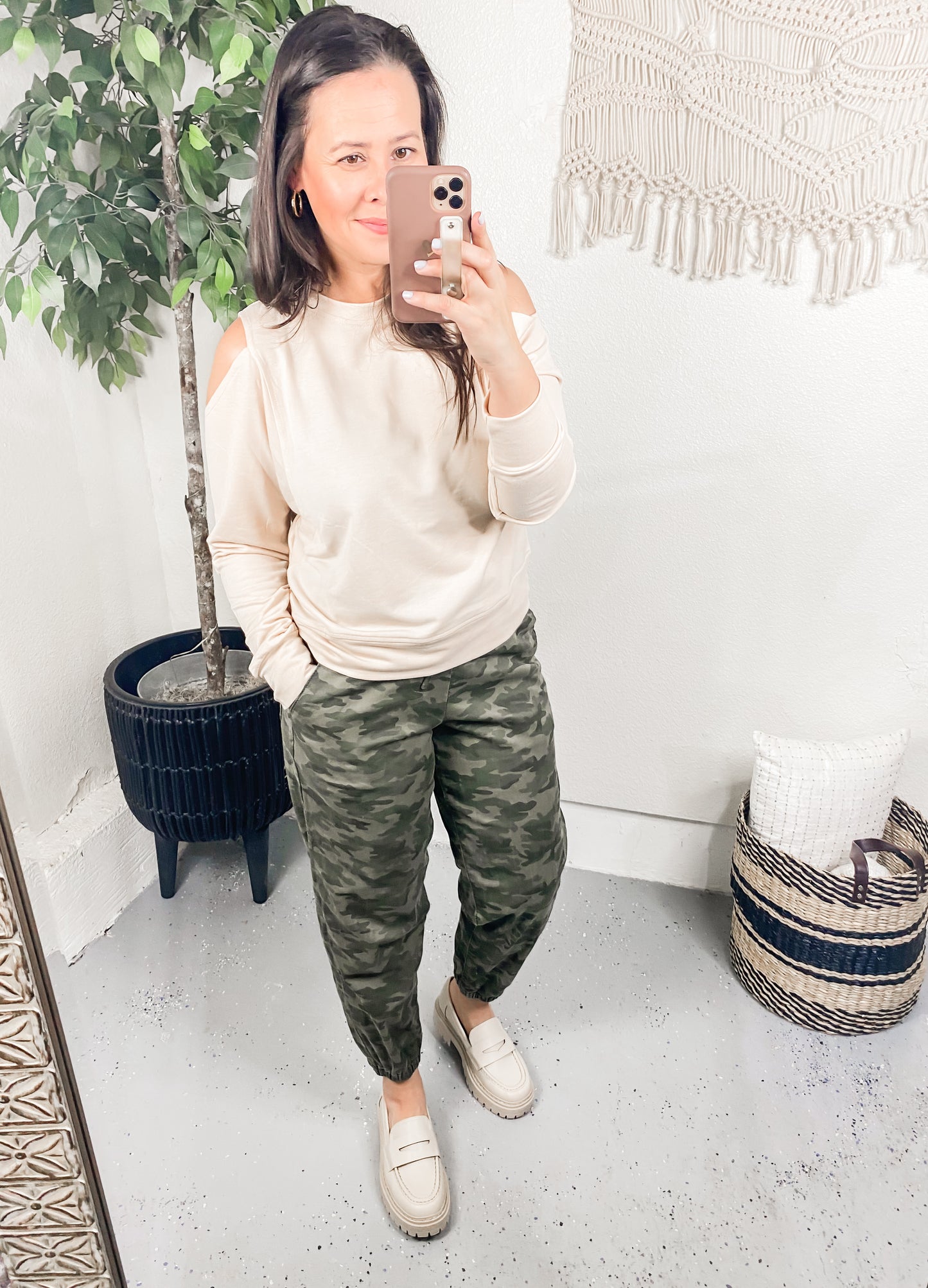 Carefully Crafted Cold Shoulder Blouse