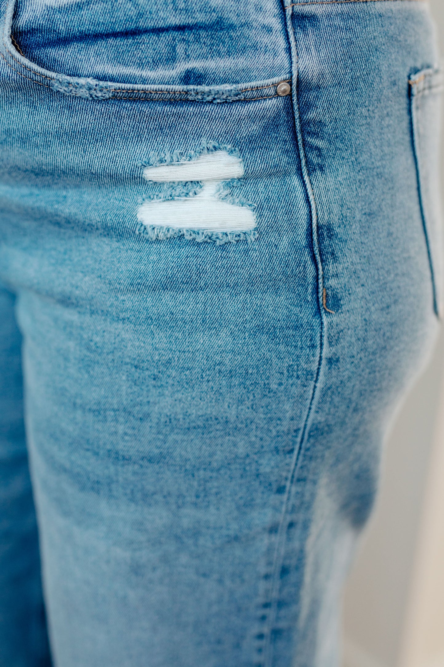 Mica Denim High Rise Wide Leg Jeans