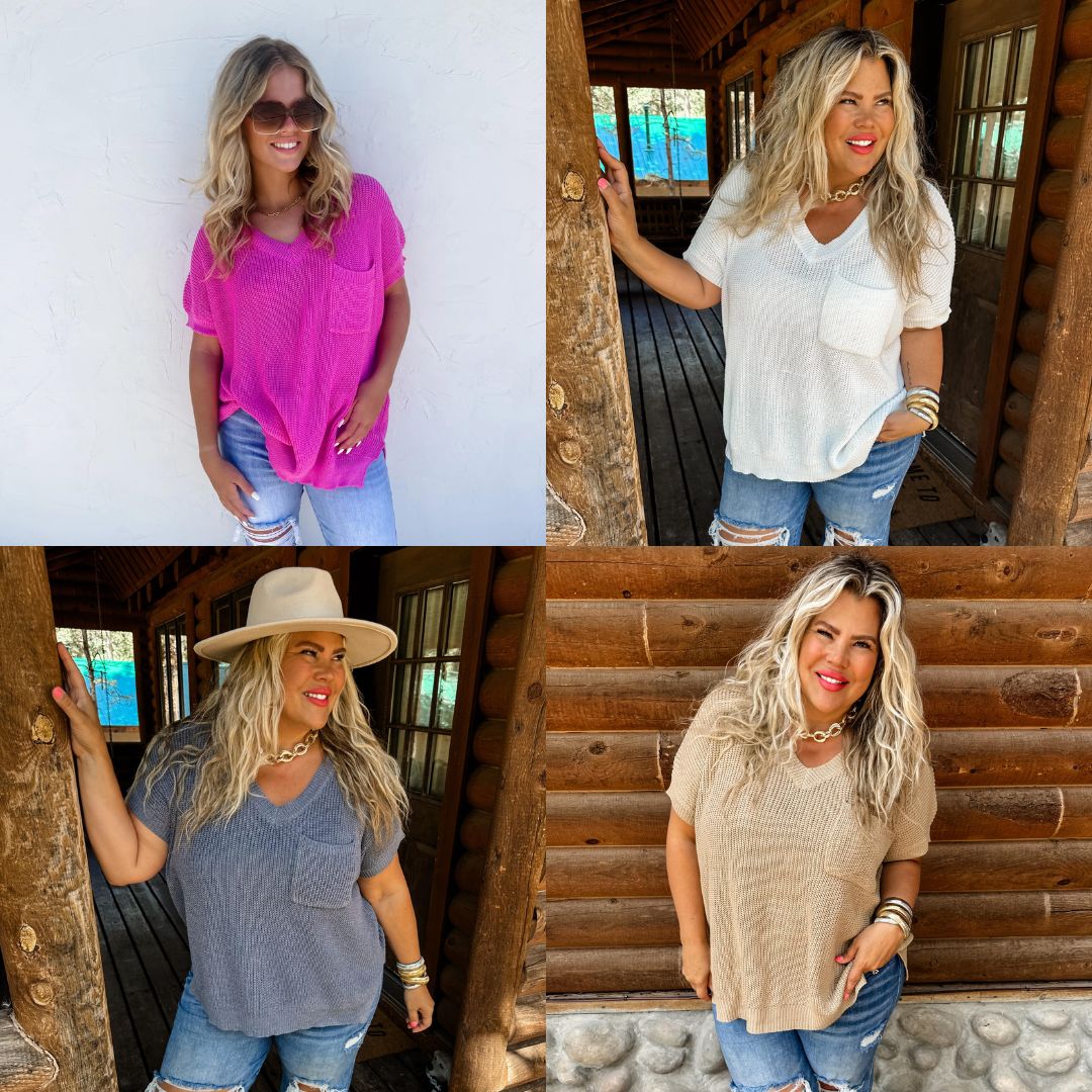 PREORDER: Caroline Sweater in Four Colors (Ships early/mid October)