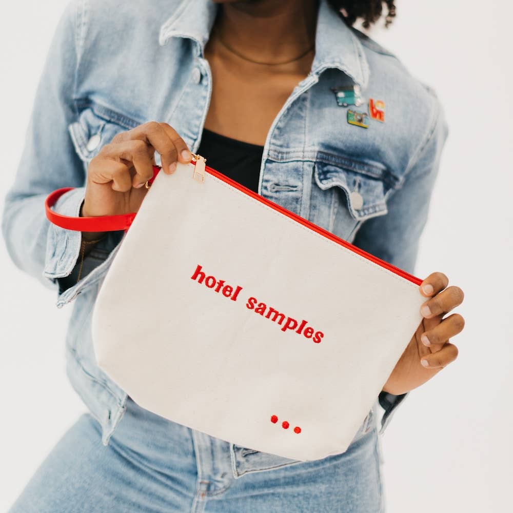 Canvas Catch All Pouch: Don't suck