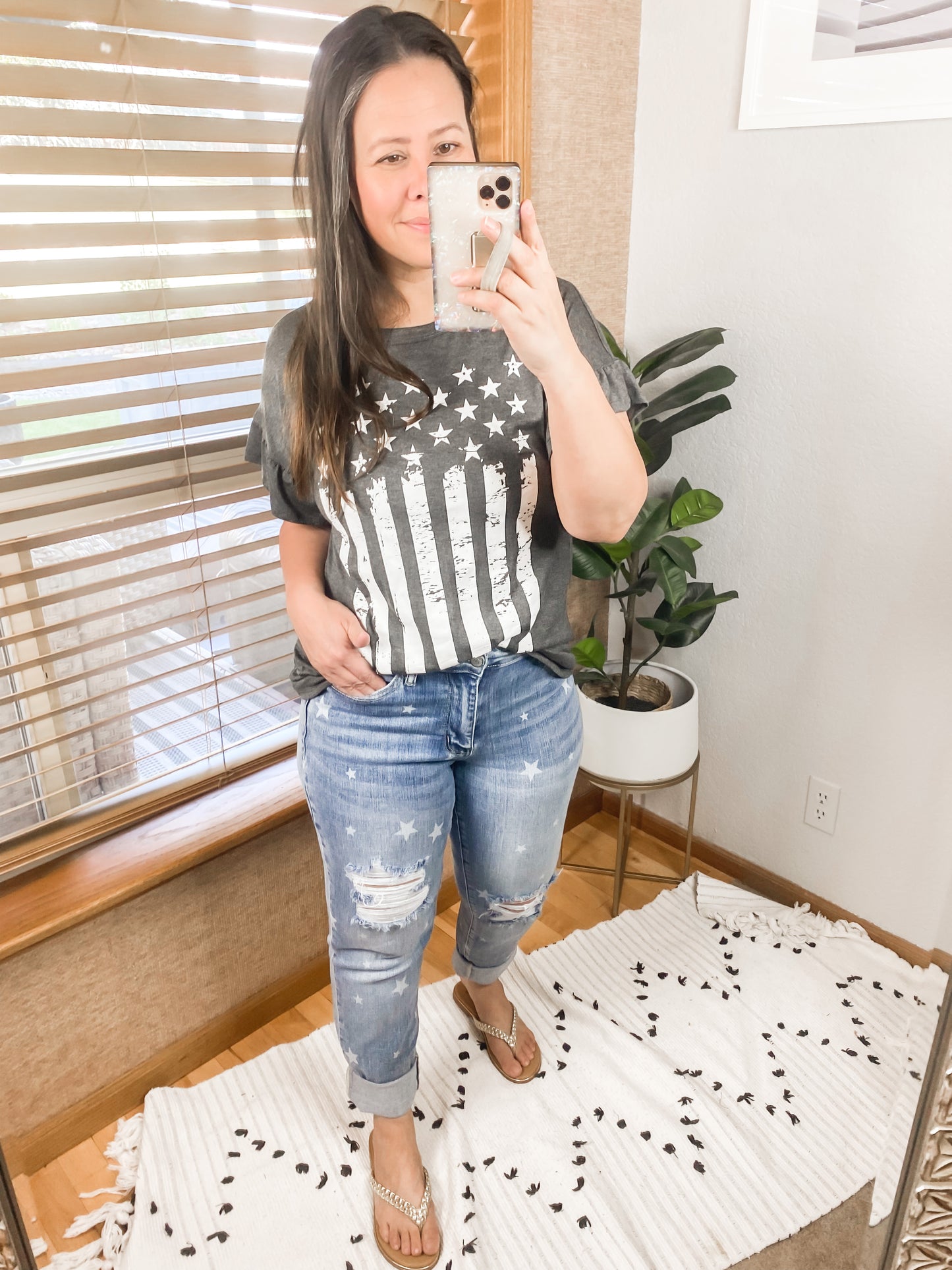 Stars and Stripes Graphic T-Shirt