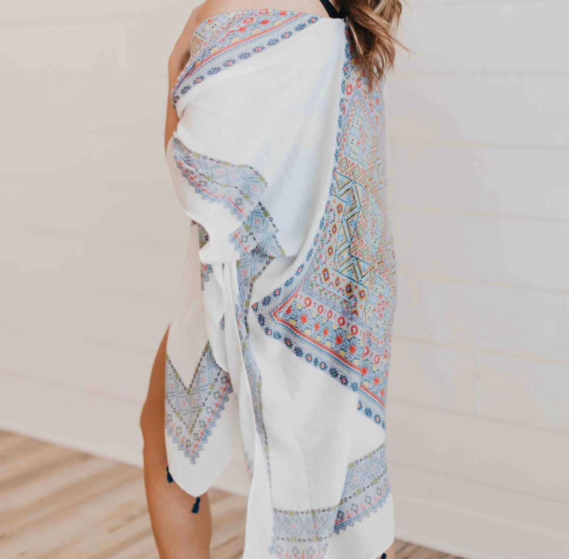 Avery Aztec Print Kimono - Preorder