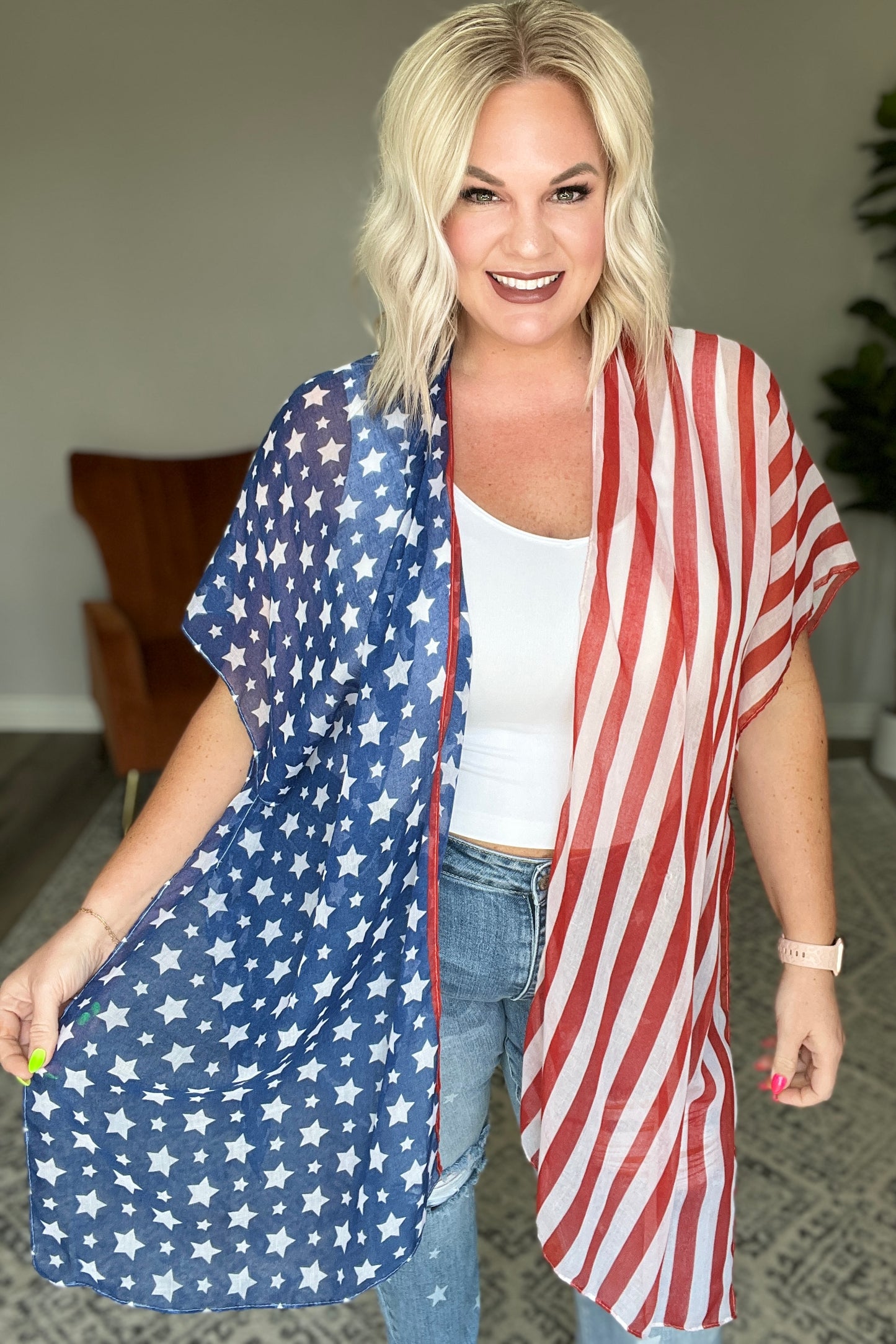 Fluttering Flag Kimono