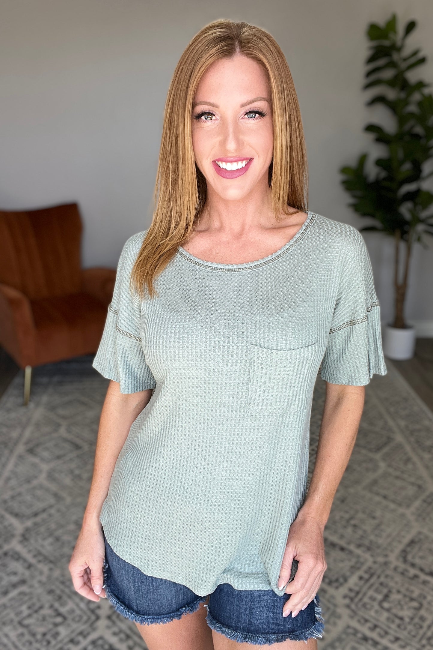 Always Be Yours Top in Sage