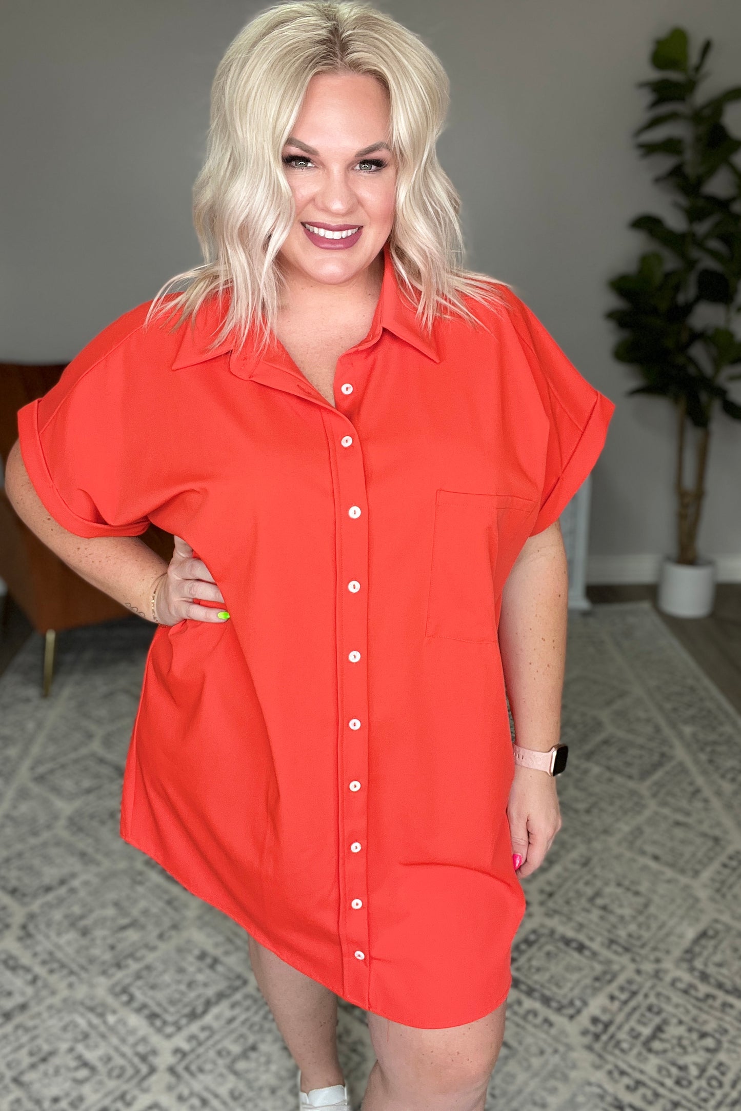 Tell Me About It Shirt Dress