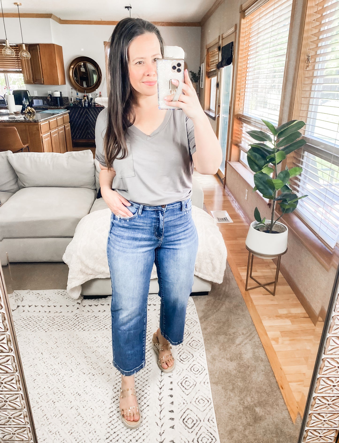 Absolute Favorite V-Neck Top in Azure