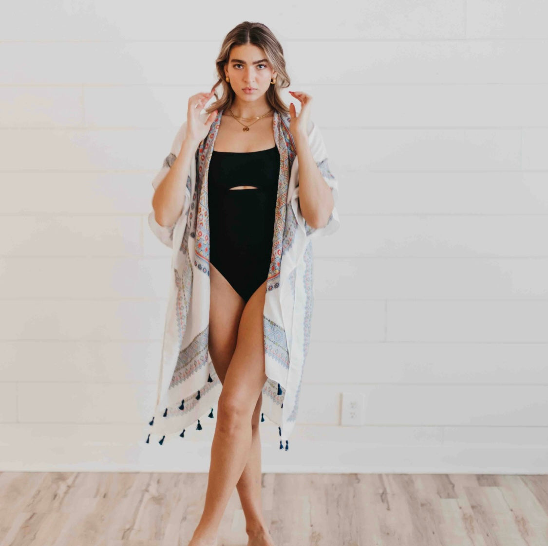 Avery Aztec Print Kimono - Preorder