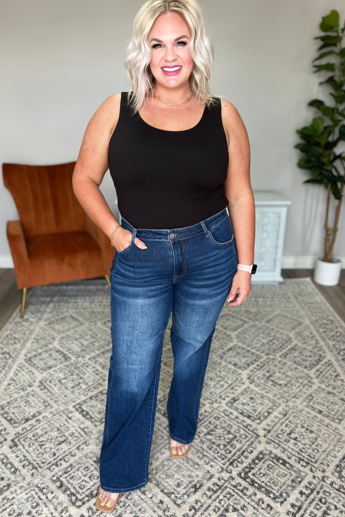 Casual But Cool Tank in Black