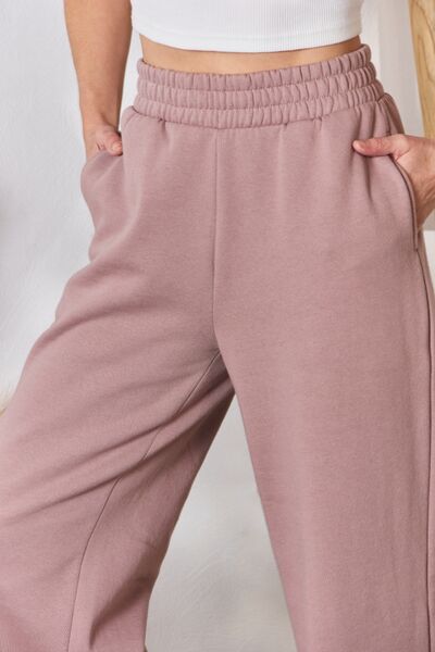 RISEN Slit Wide Leg pants