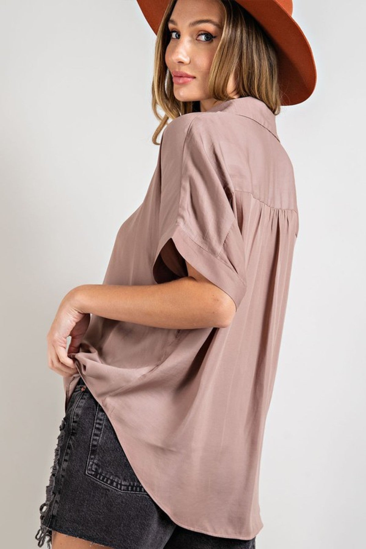 Work to Weekend Short Sleeve Blouse