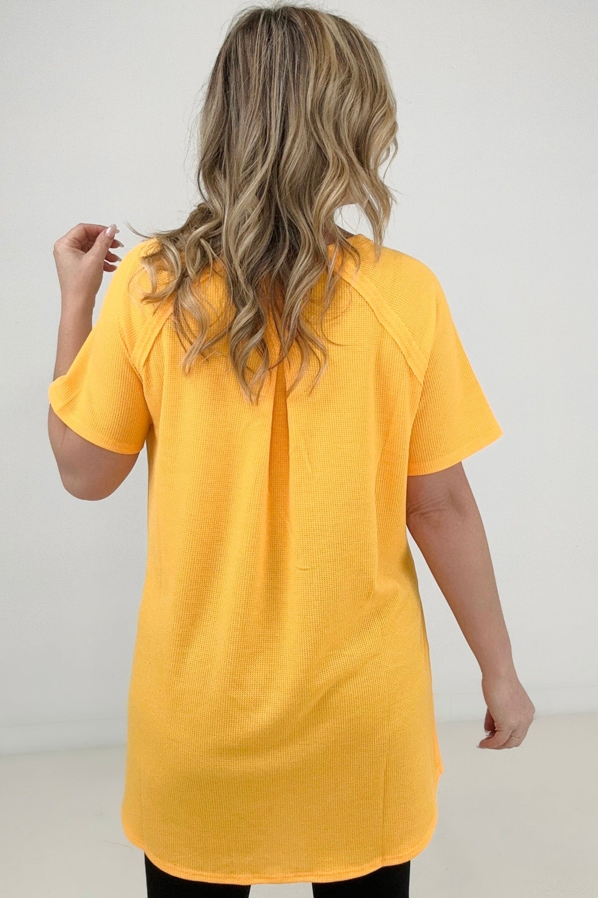 Baby Waffle Short Sleeve Top