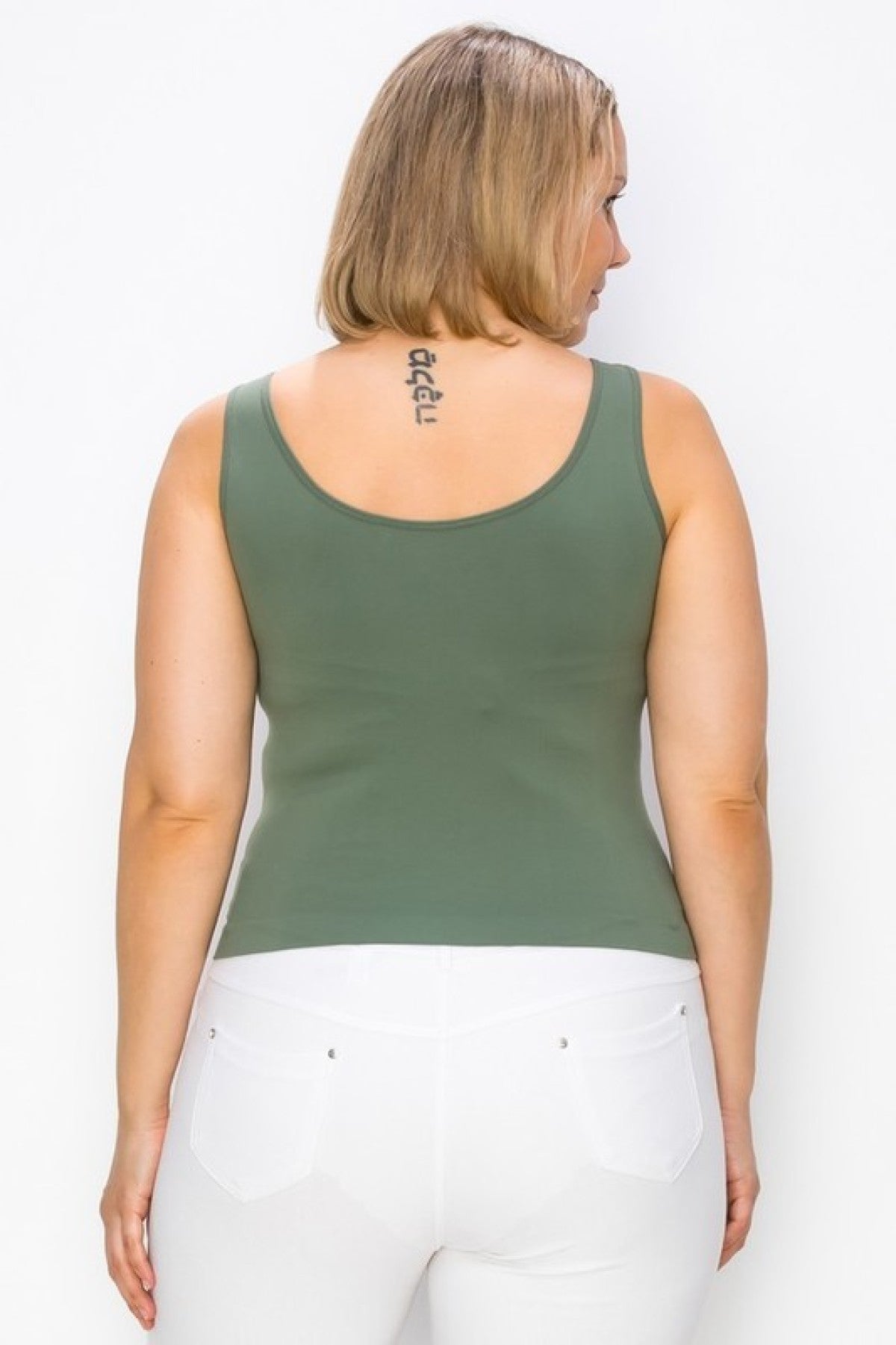 Yelete Short Version-Reversible V Neckline Seamless Tank