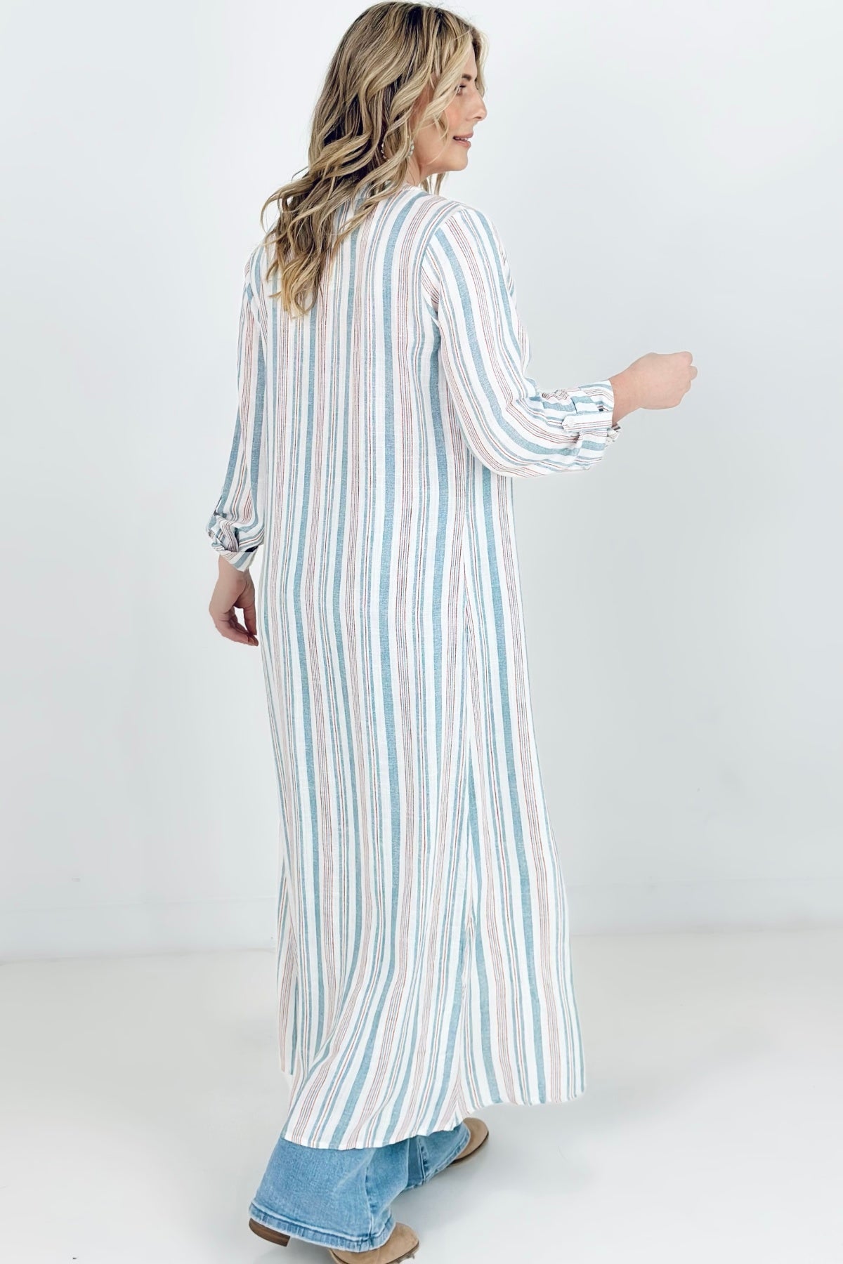 Wind in my hair Button Down Maxi Dress
