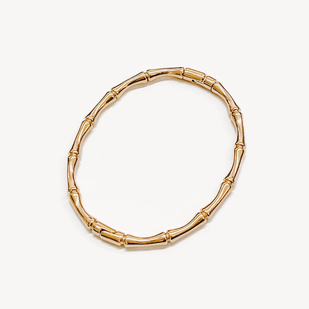 Bamboo Bangles Gold Bracelet **WATERPROOF** - Preorder