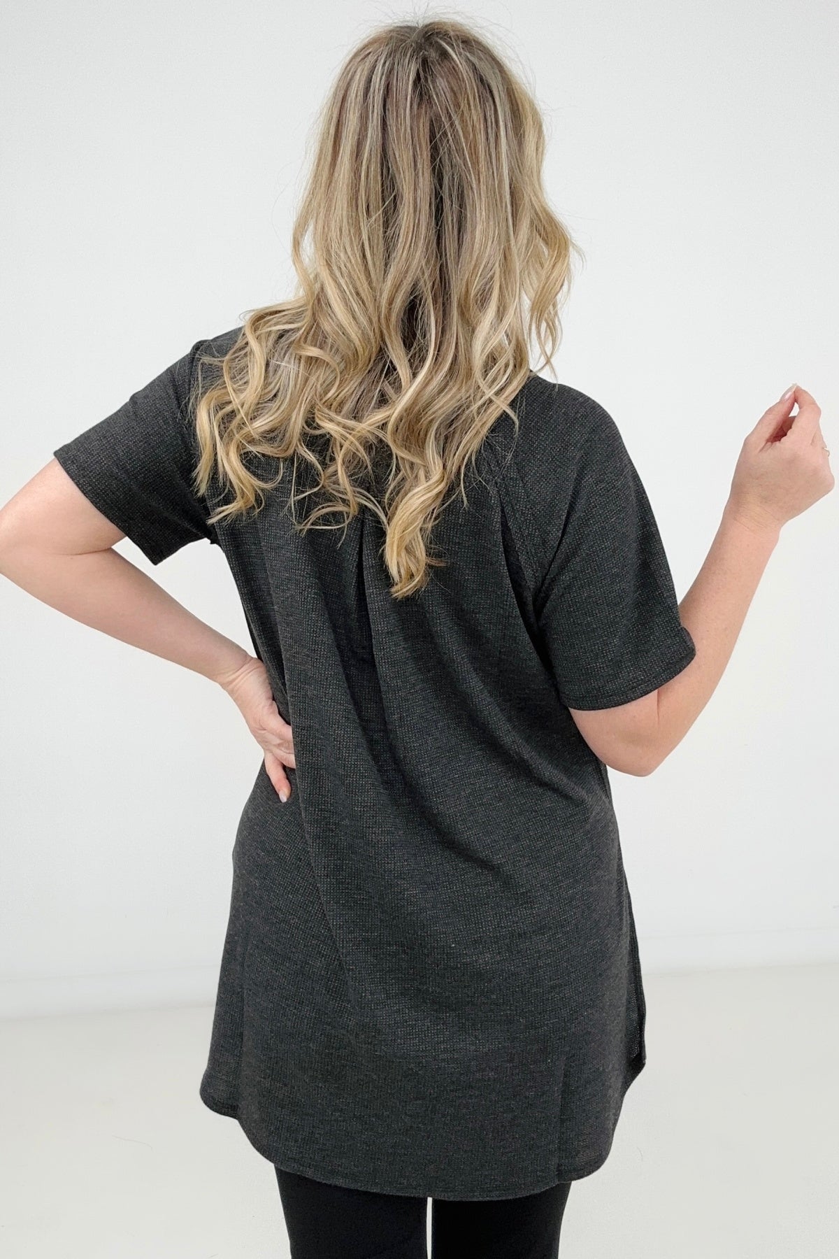 Baby Waffle Short Sleeve Top