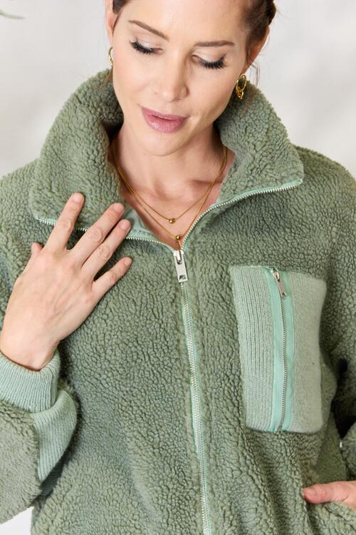Are You Ready Zip Up Fleece Jacket
