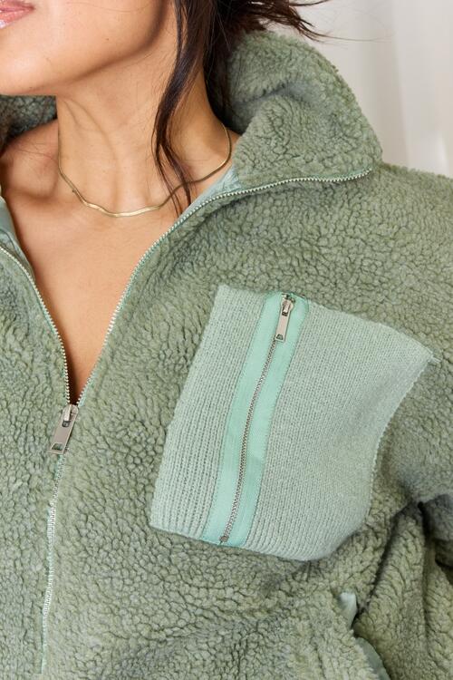 Are You Ready Zip Up Fleece Jacket