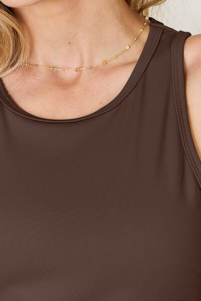 Basic Round Neck Racerback Tank