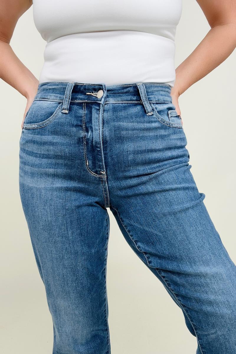 Judy Blue Release Hem Cropped Jeans