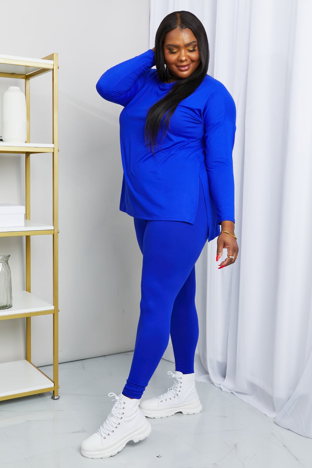 Ready to Relax Winter Lounge Set - Bright Blue