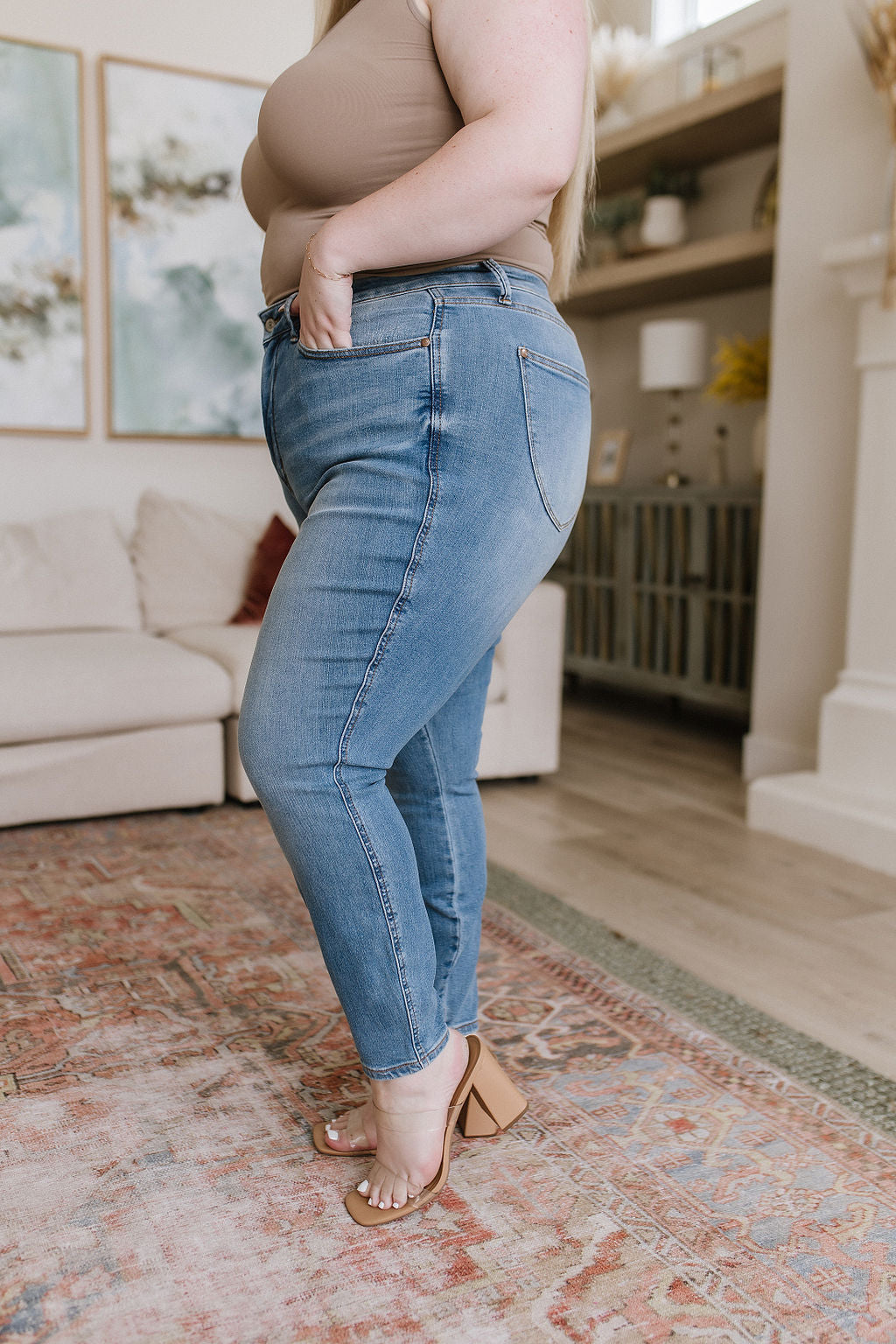 Judy Blue Betsy High Rise Tummy Control Skinny Jeans