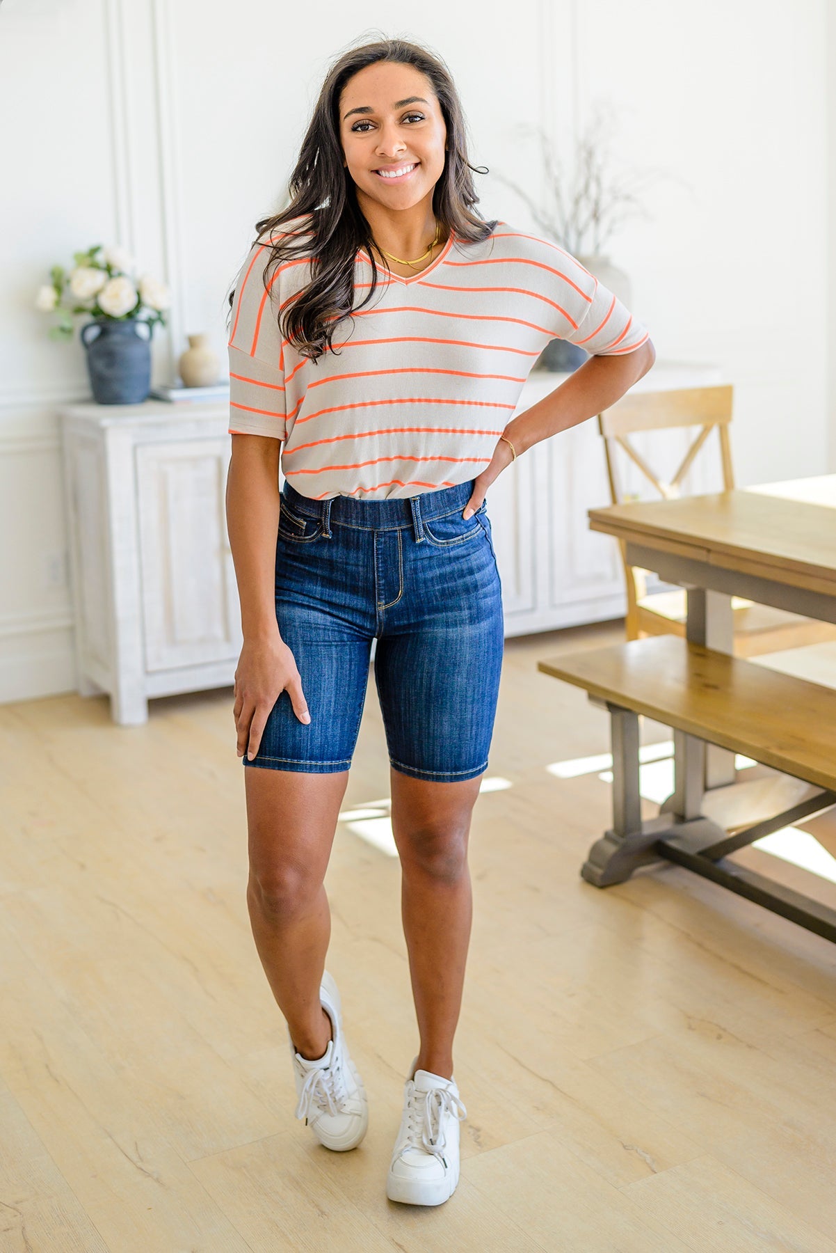 Judy Blue Denim Bermuda Shorts