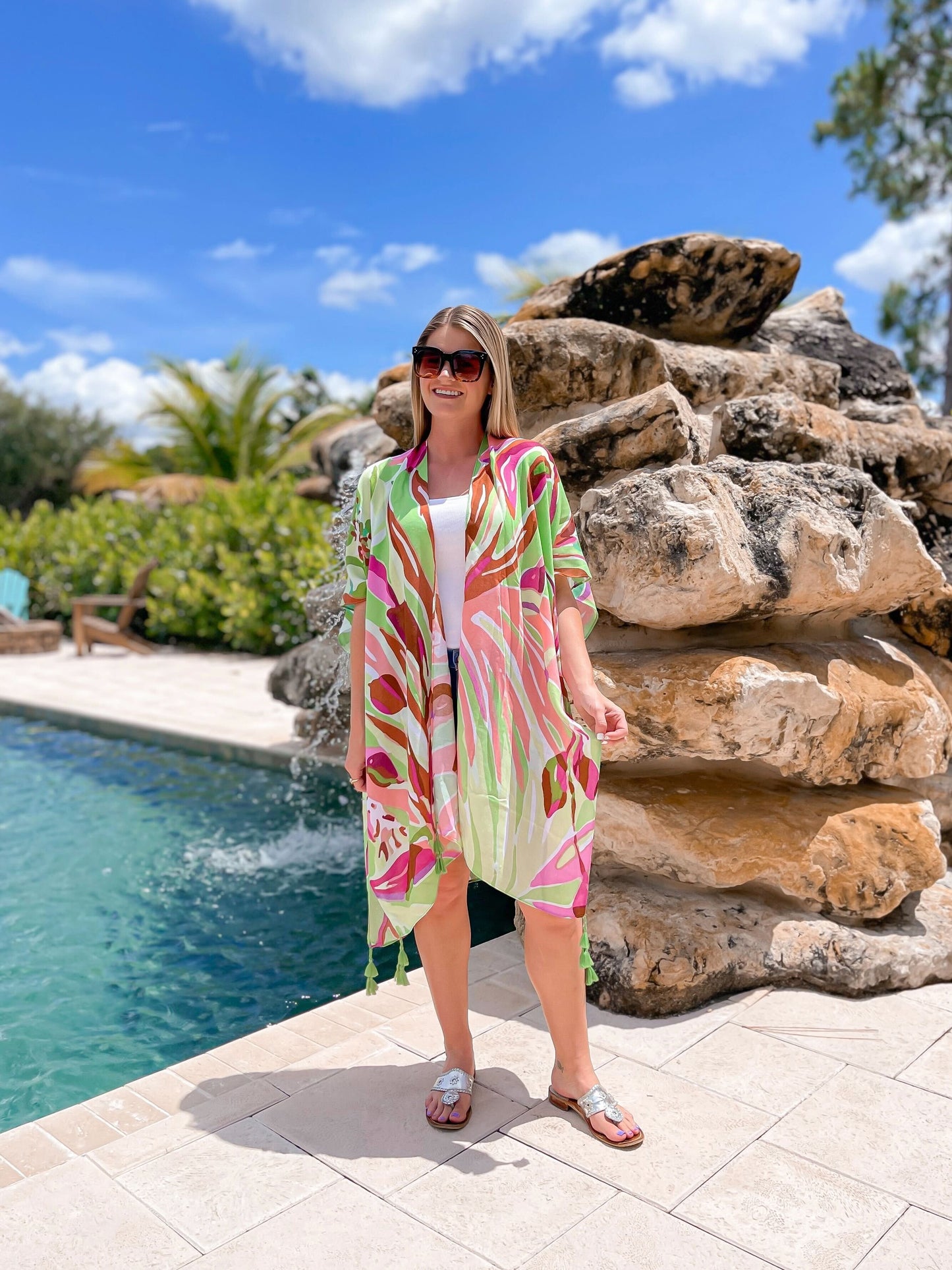 PREORDER: Floral Print Kimono in Two Colors