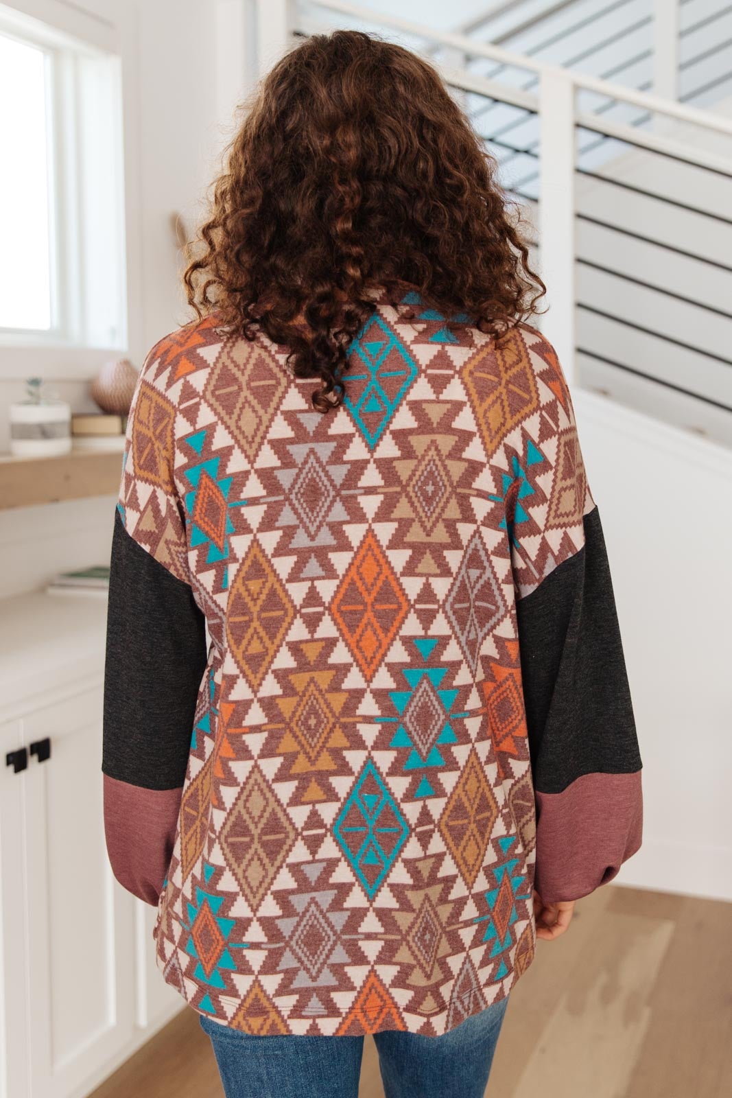 RACK SALE Jessie Mixed Print Cardigan SMALL