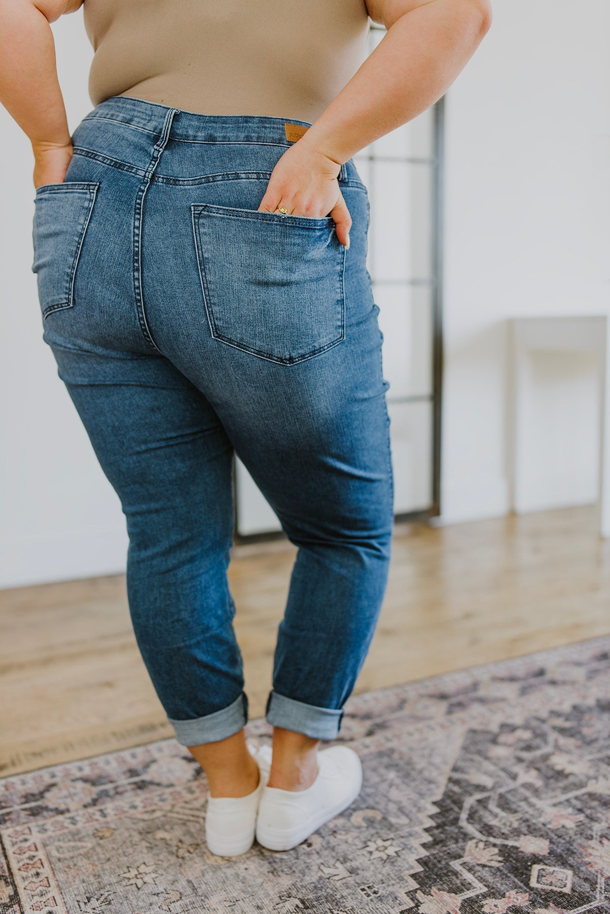RESTOCK Judy Blue Hi-Waist Control Top Cool Denim Skinny