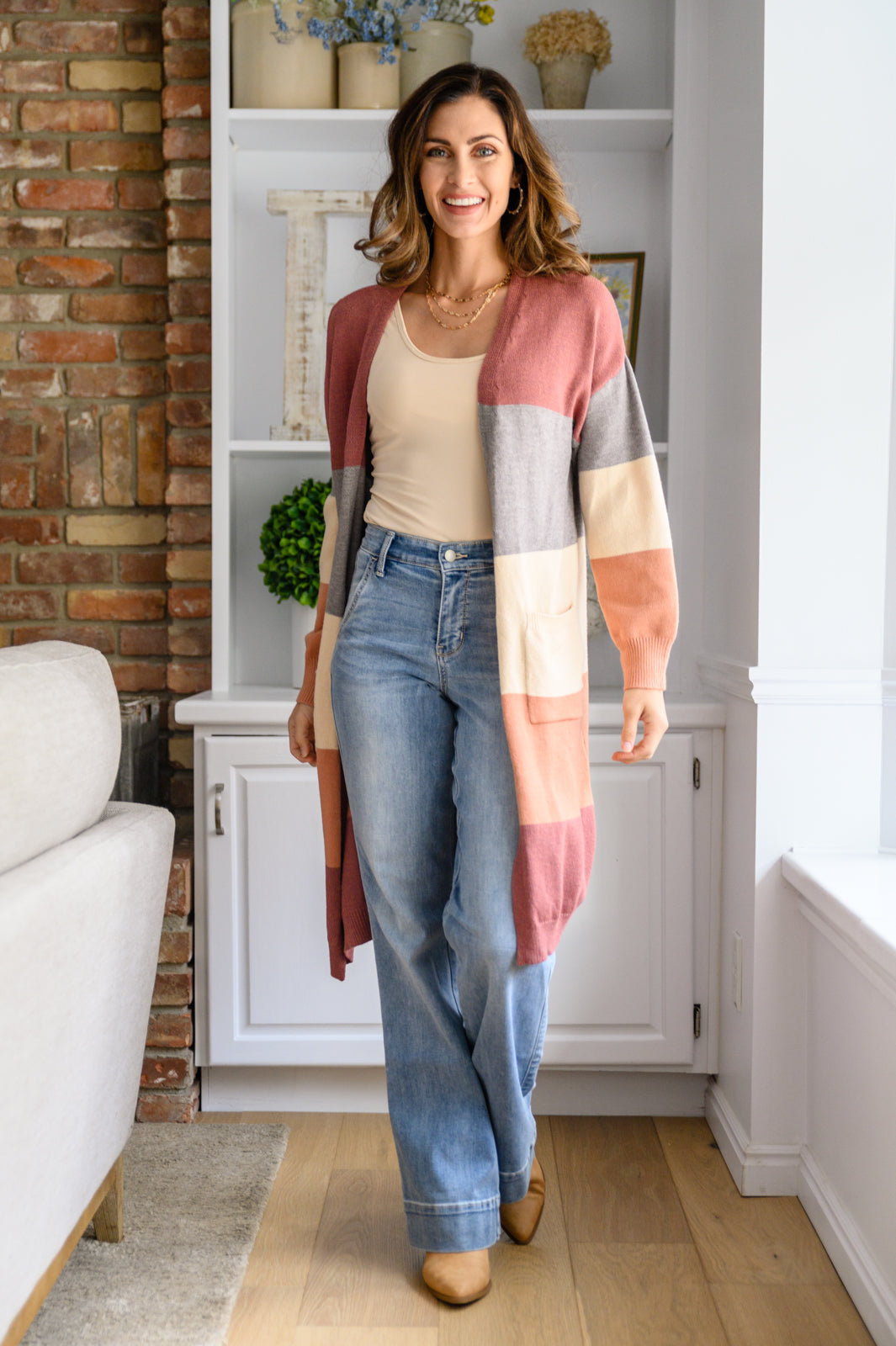 Judy Blue Mid Rise Wide Leg Jeans