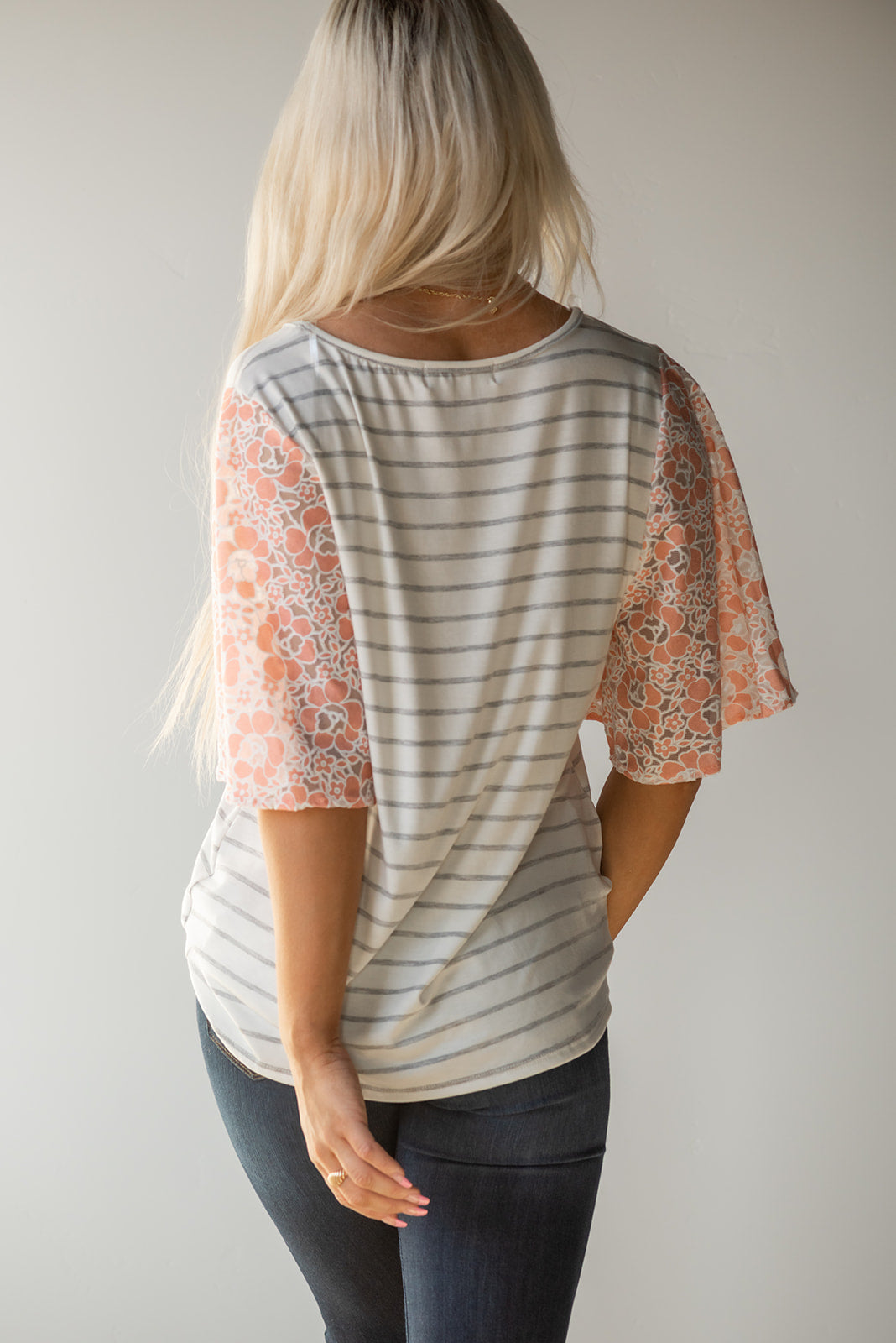 On My Mind Ruffle Flutter Top